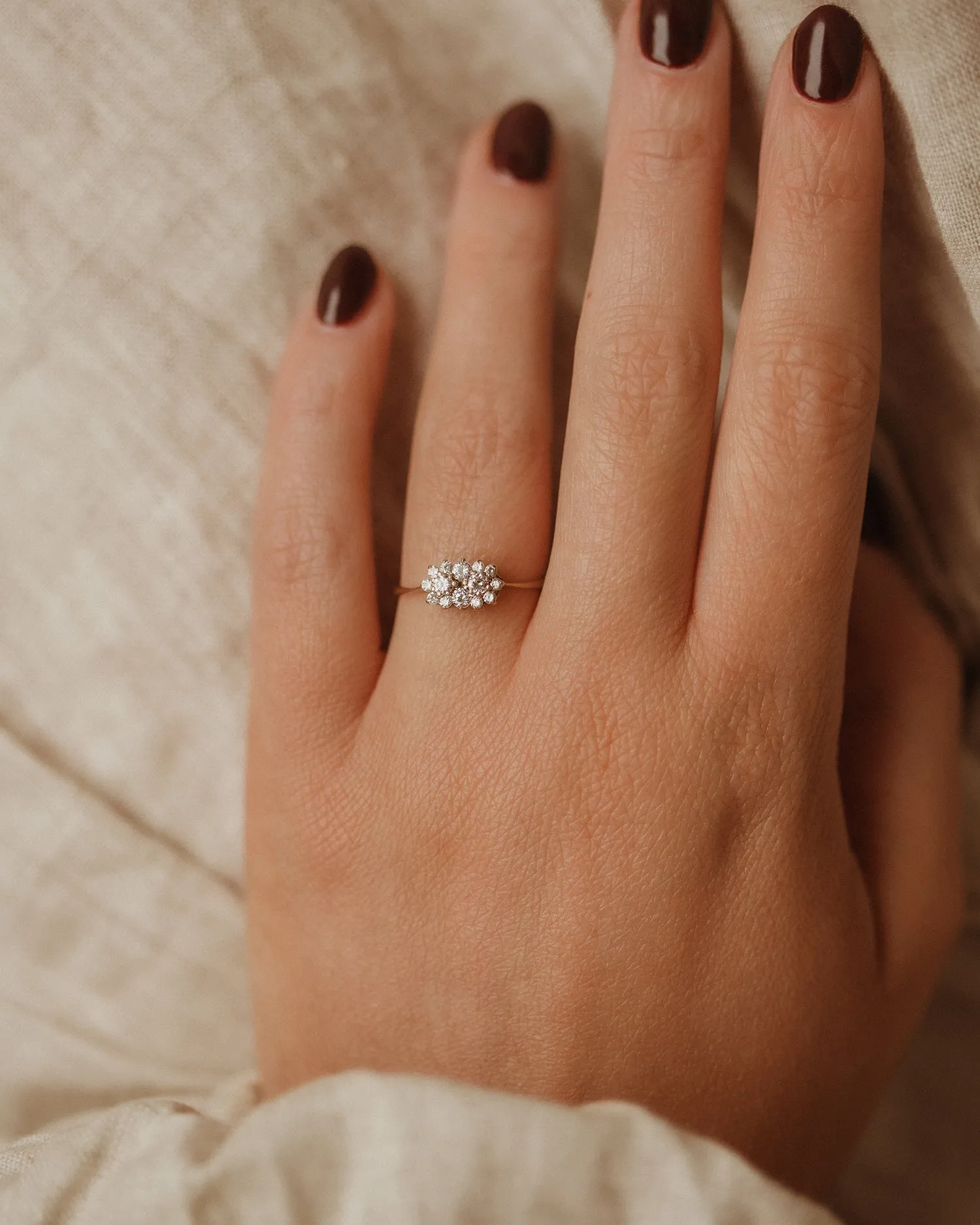 Matilda 1986 9ct Gold Vintage CZ Ring sold by Rock n Rose