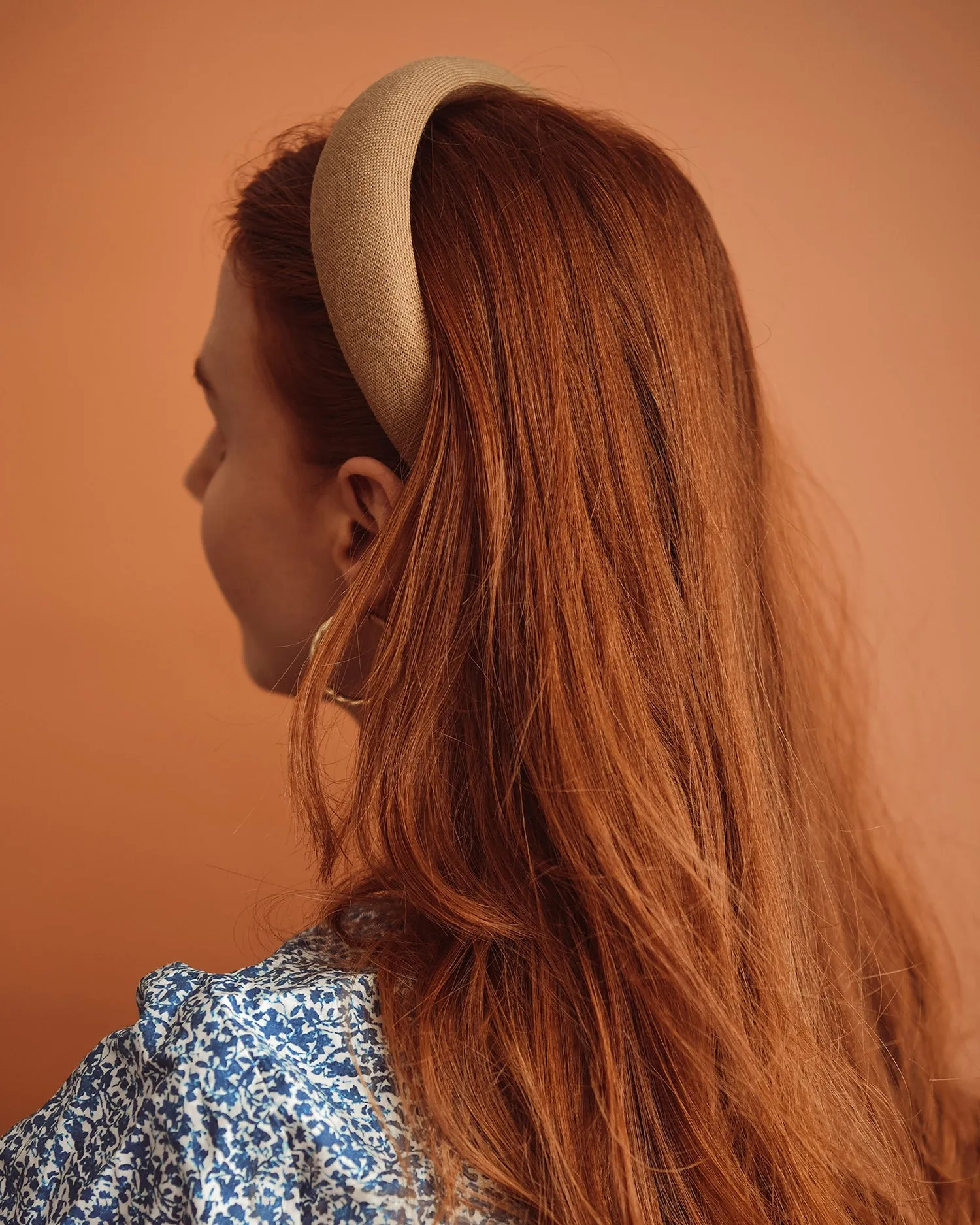 Vera Natural Linen Padded Headband sold by Rock n Rose product image thumbnail 2