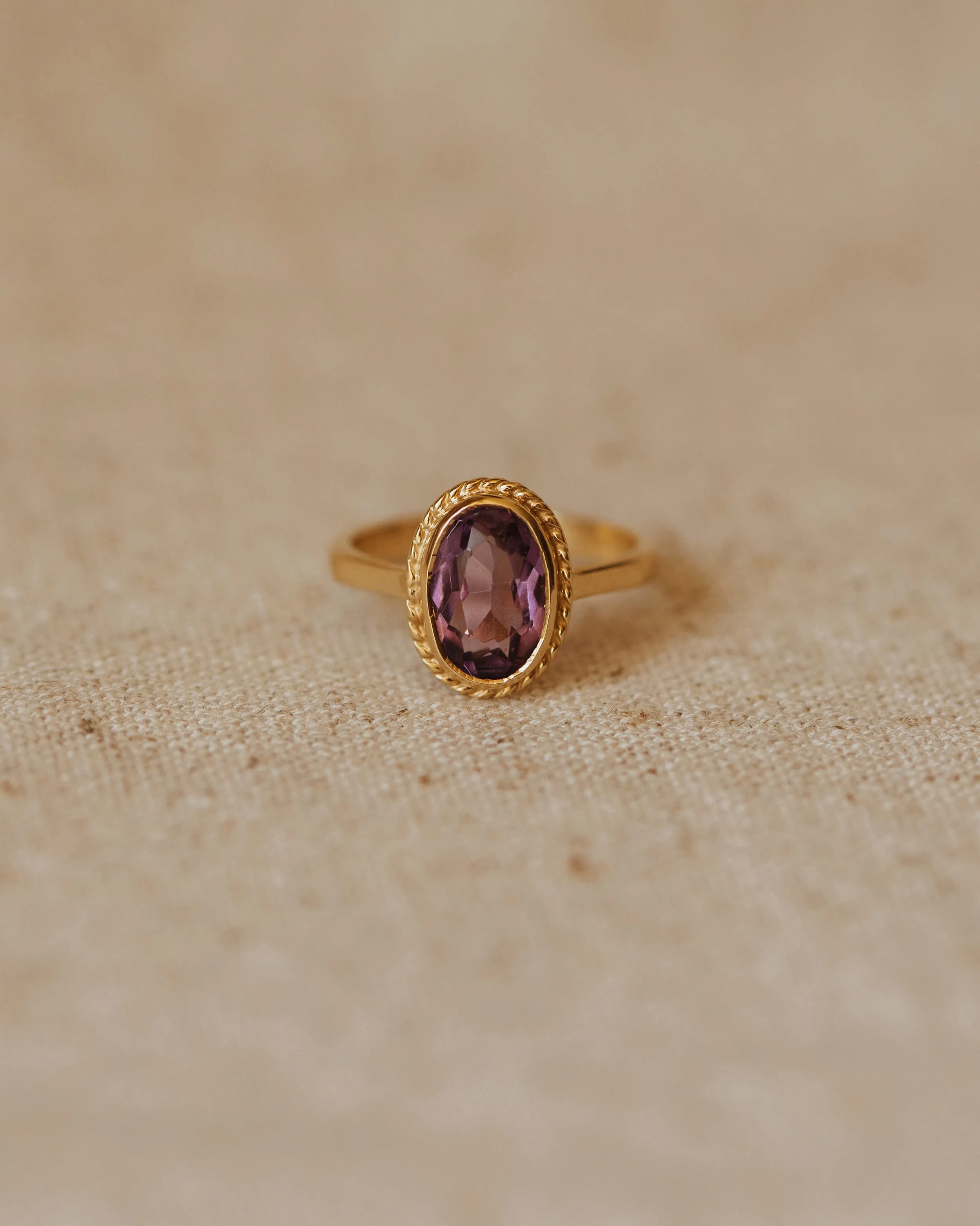Annette Vintage 9ct Gold Amethyst Ring sold by Rock n Rose