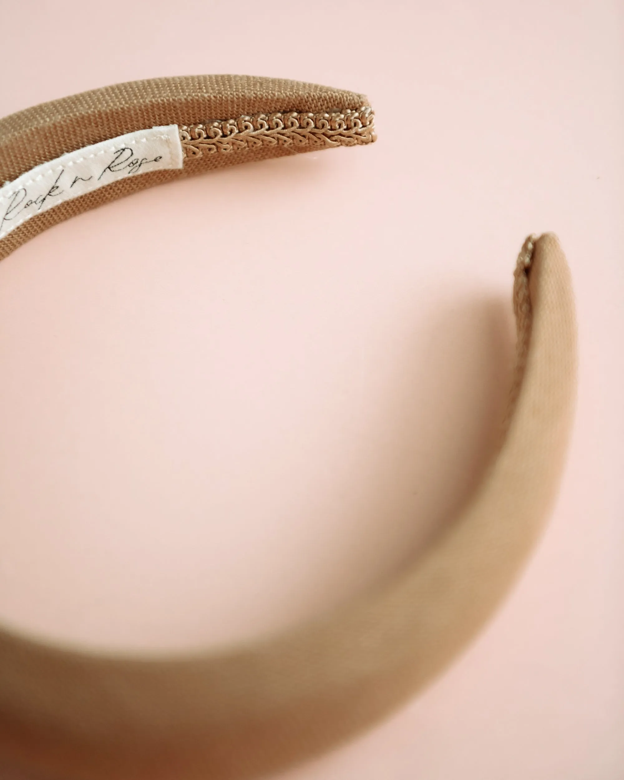 Vera Natural Linen Padded Headband sold by Rock n Rose product image thumbnail 3