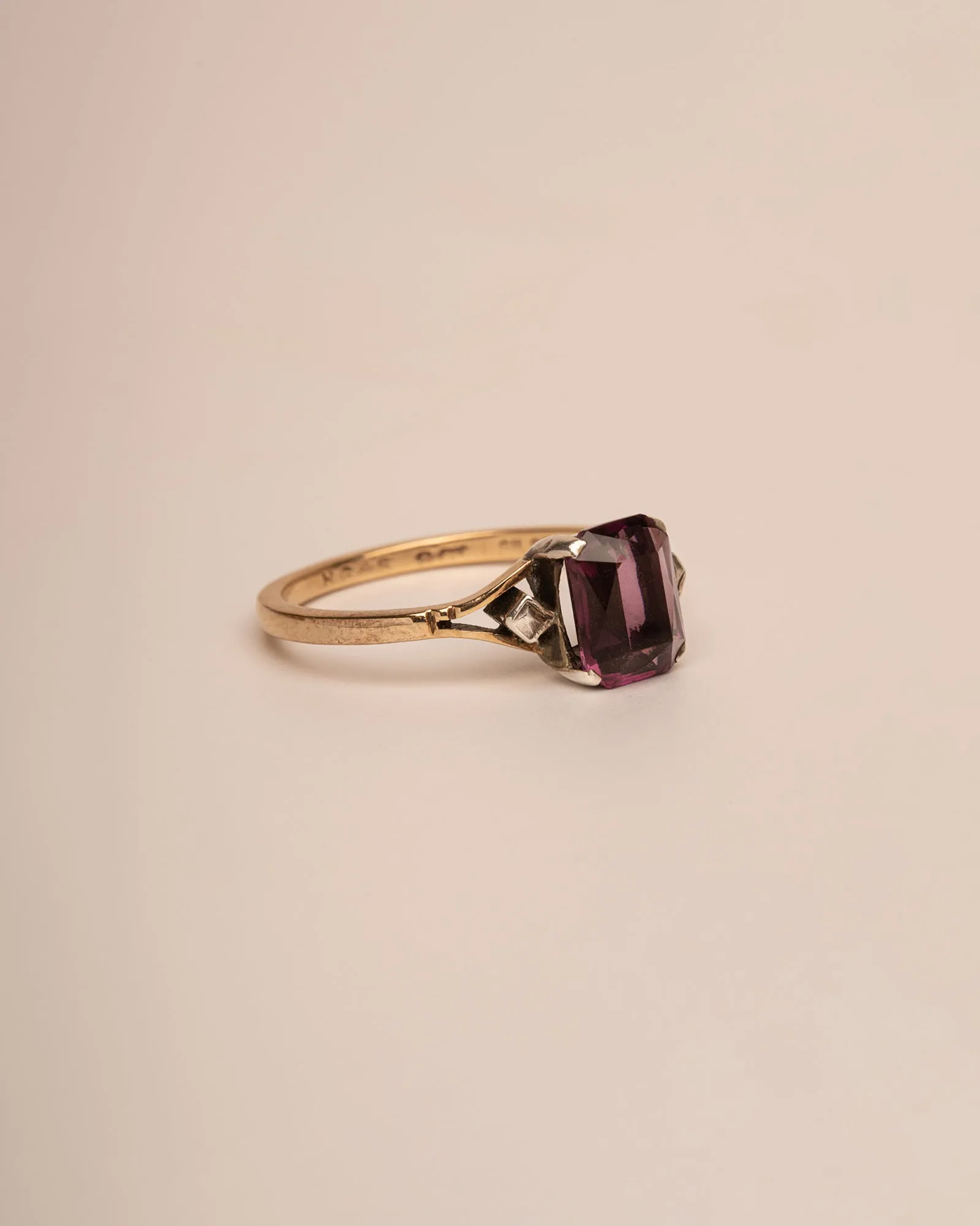 Mavis 9ct Gold Art Deco Ring sold by Rock n Rose product image thumbnail 3