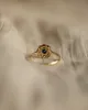Iris Antique 18ct Gold Sapphire & Diamond Daisy Cluster Ring sold by Rock n Rose