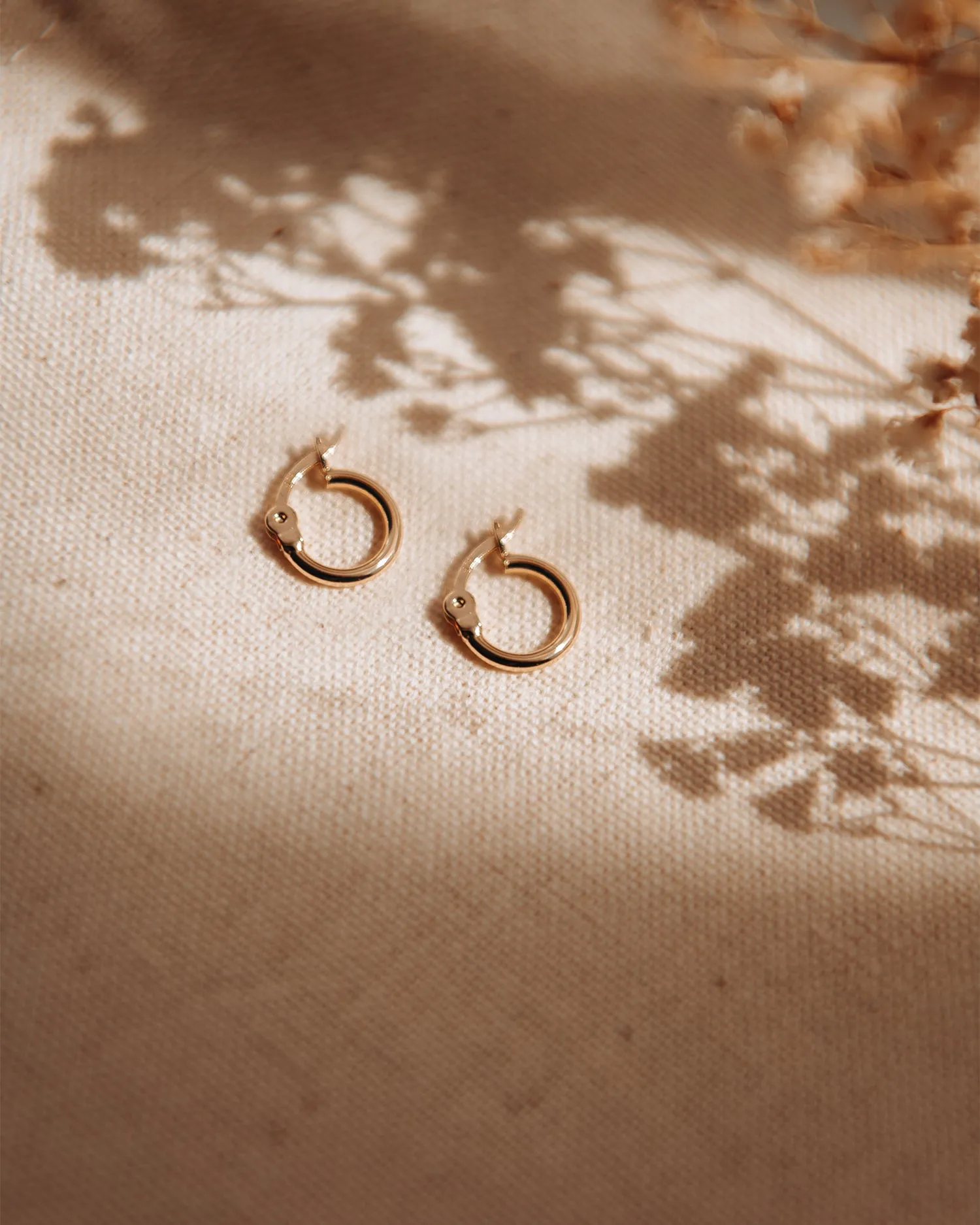 Irma Gold Vermeil 10mm Hoops sold by Rock n Rose