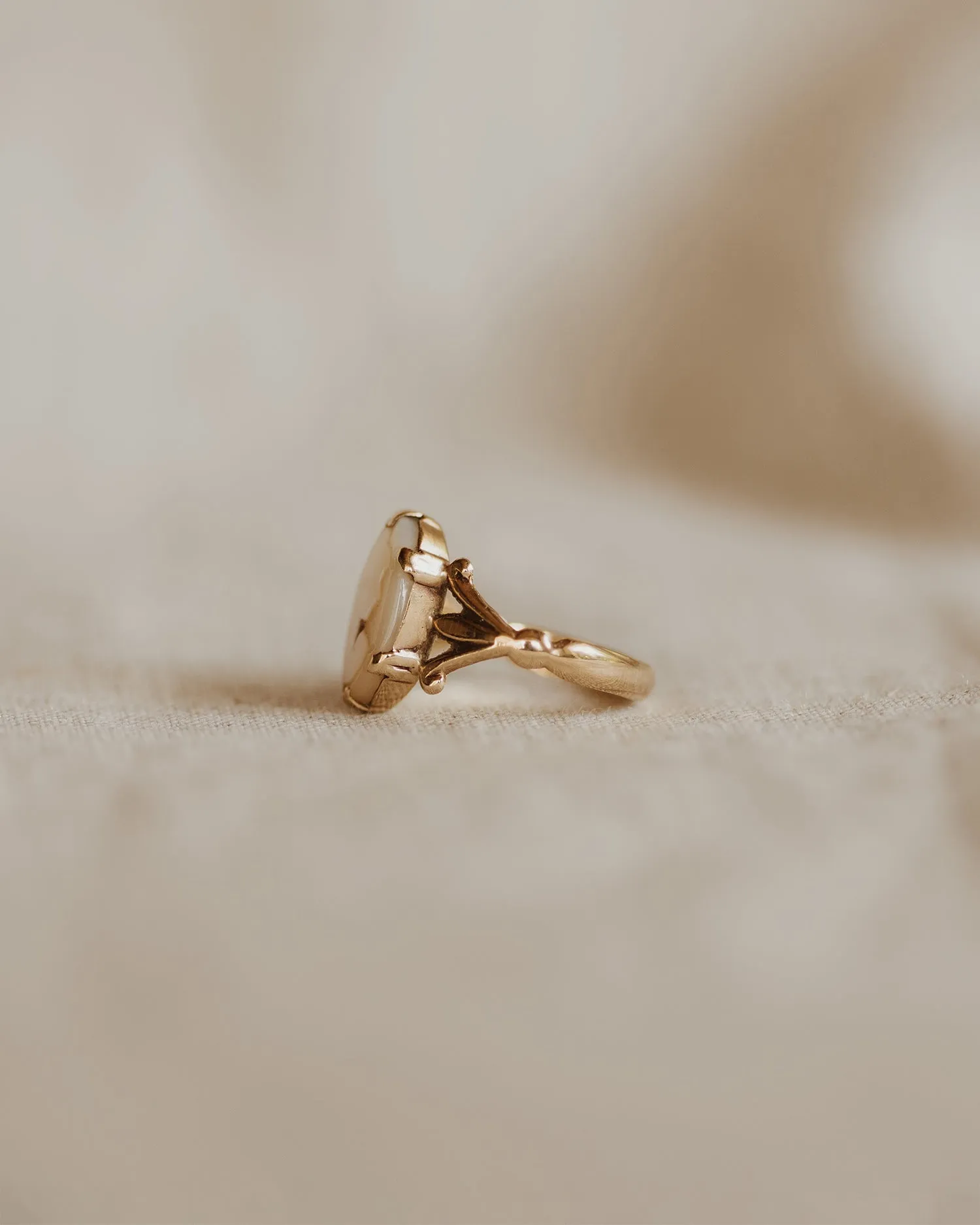 Marguerite 9ct Gold Cameo Ring sold by Rock n Rose product image thumbnail 5