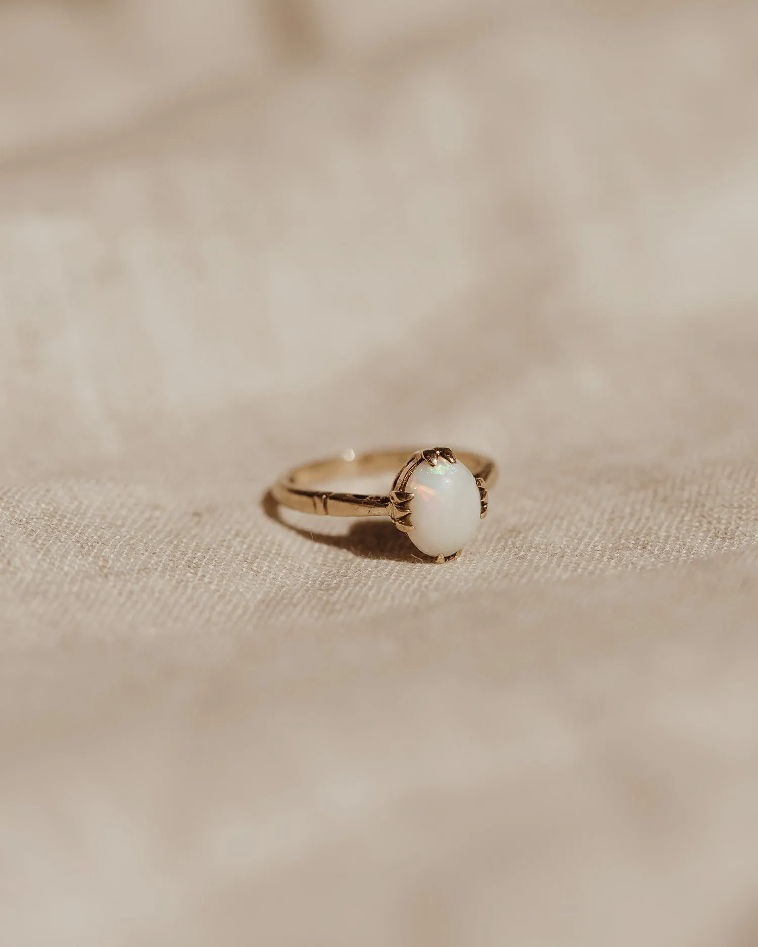 Hazel 9ct Gold Opal Ring sold by Rock n Rose product image thumbnail 3