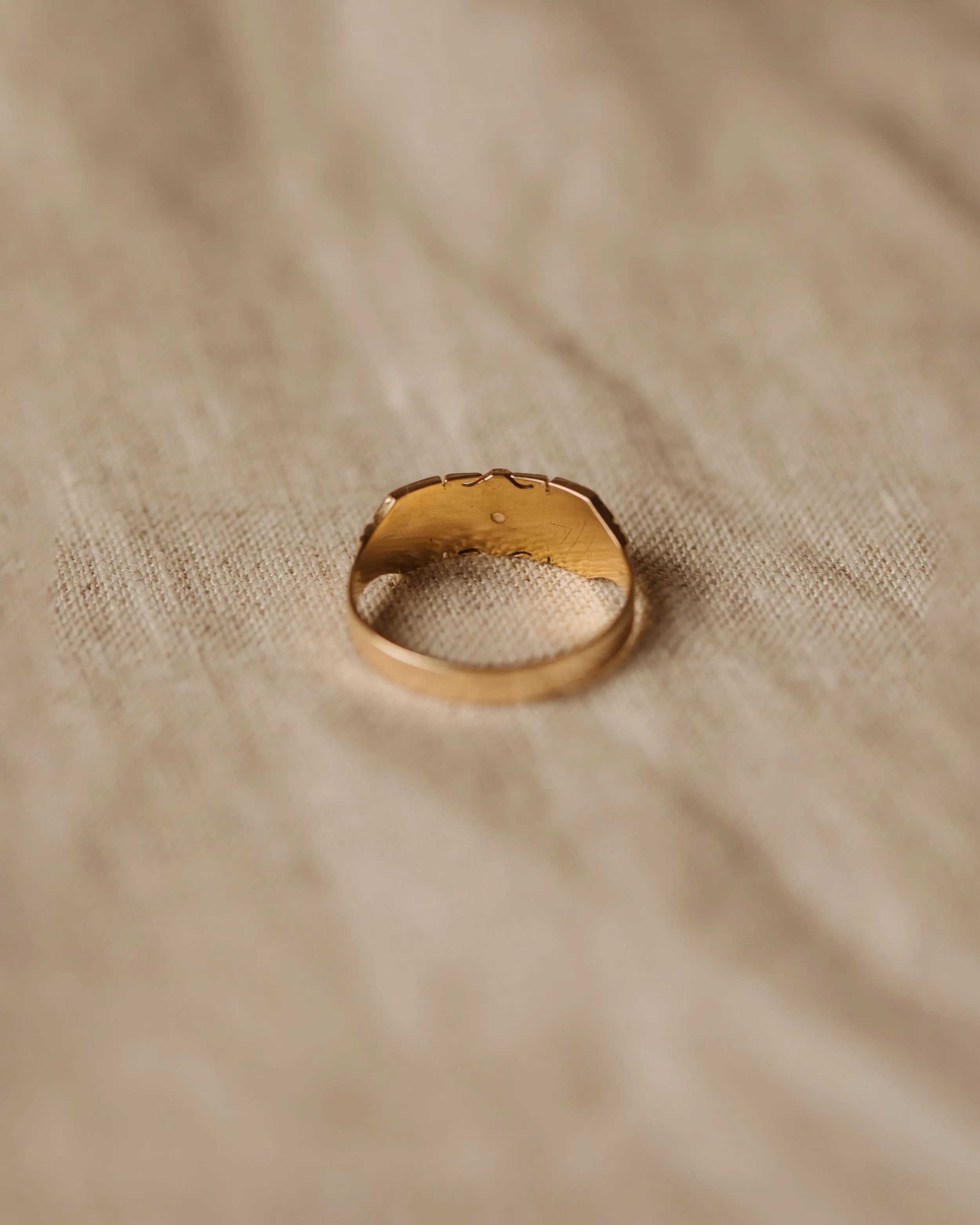 Kitty 1885 Victorian 15ct Gold Coral & Pearl Ring sold by Rock n Rose product image thumbnail 5