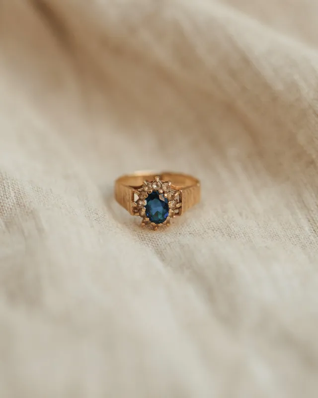 Celeste 1977 9ct Gold Sapphire Ring sold by Rock n Rose