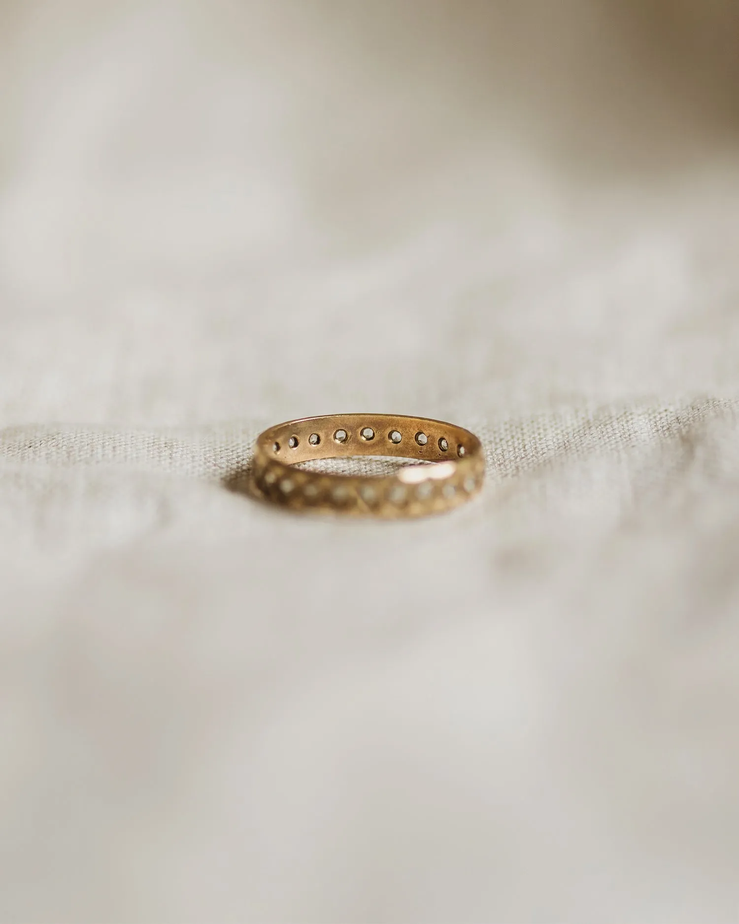 Vera 9ct Gold Full Eternity Ring sold by Rock n Rose product image thumbnail 4