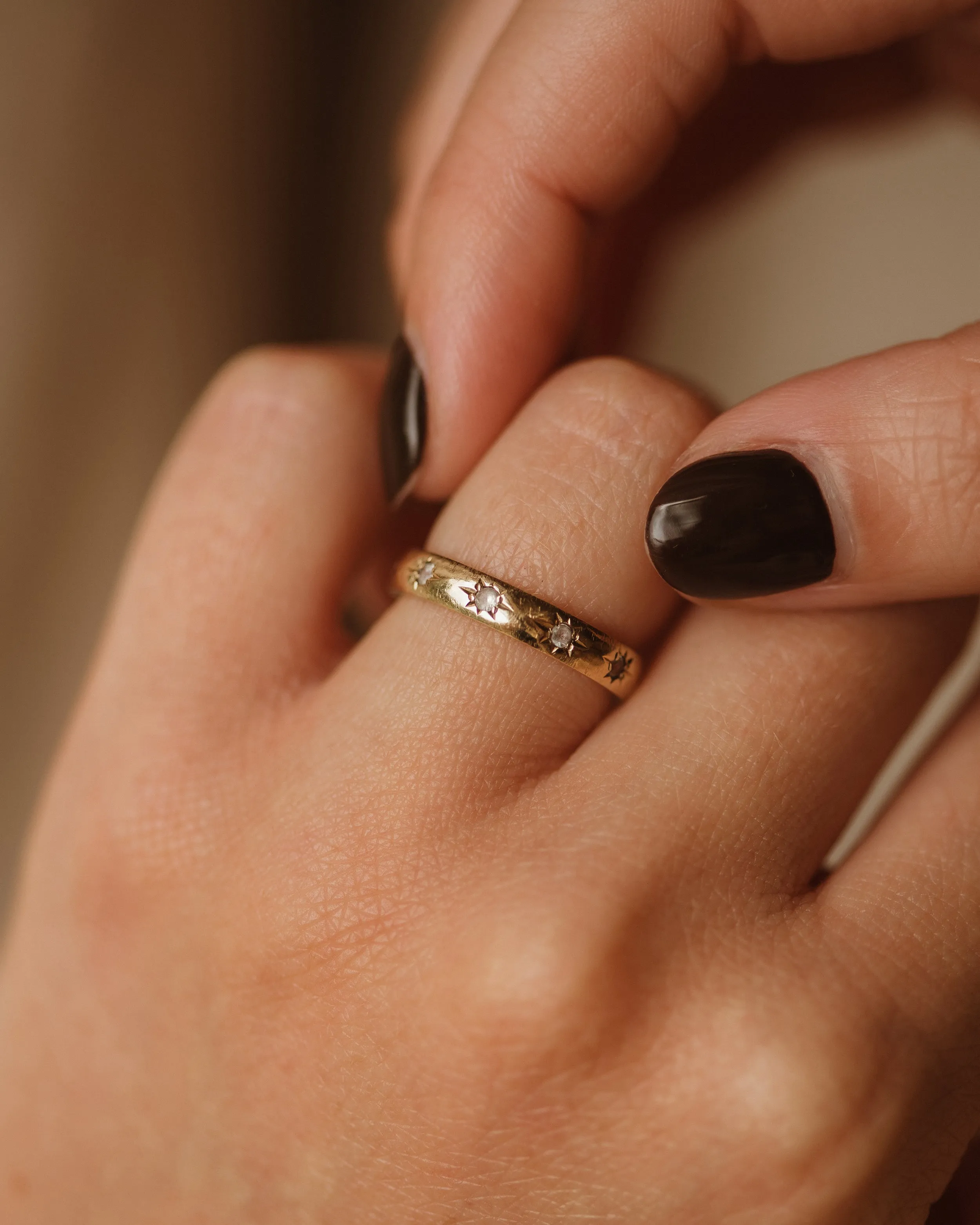 Stella 1973 9ct Gold Star Set Eternity Ring sold by Rock n Rose product image thumbnail 2