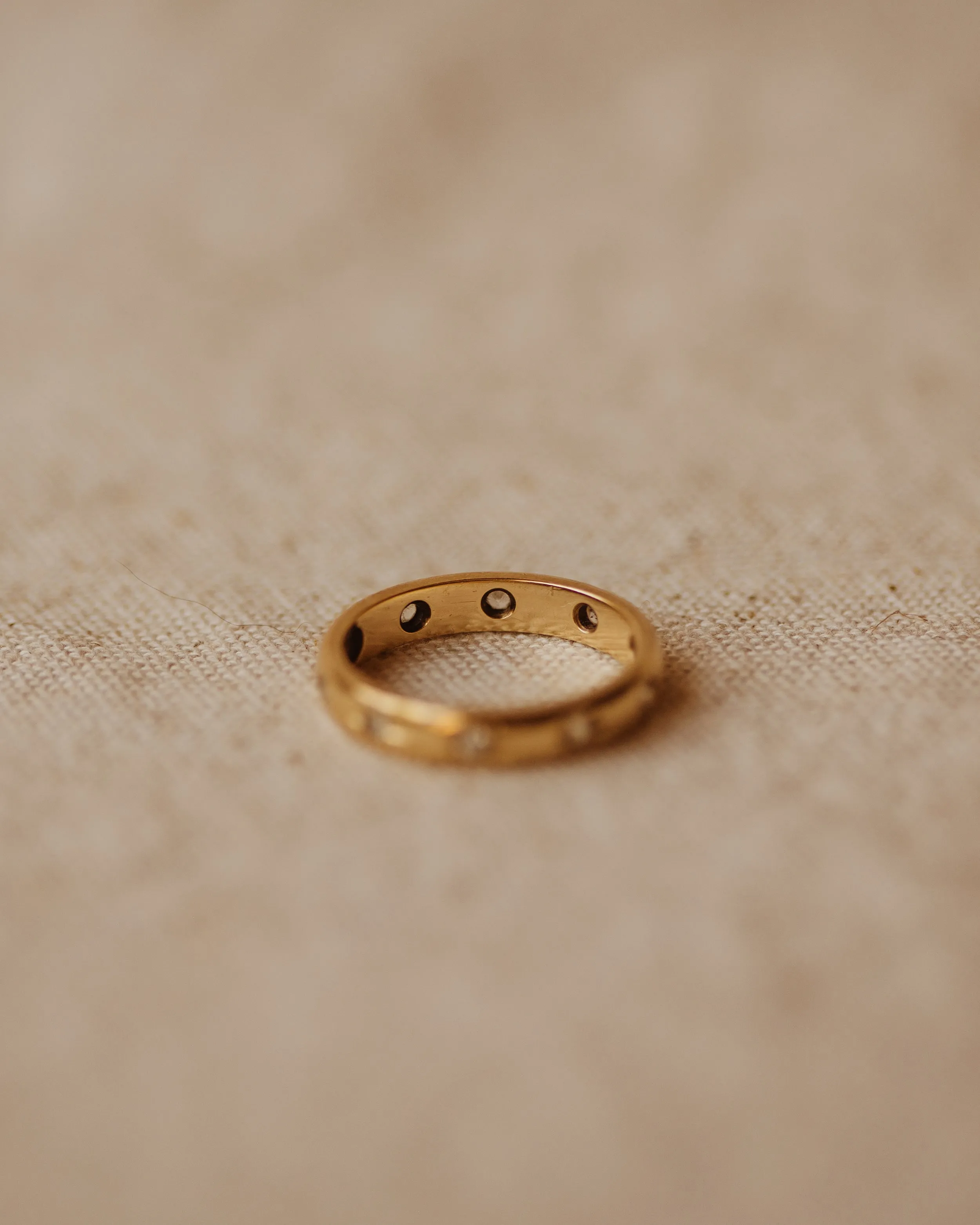 Stella 1973 9ct Gold Star Set Eternity Ring sold by Rock n Rose product image thumbnail 3