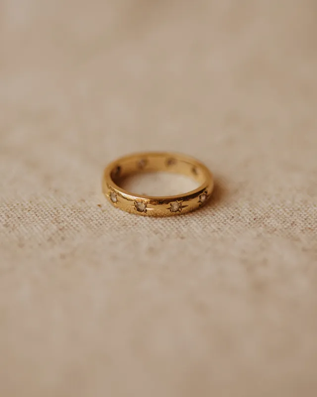 Stella 1973 9ct Gold Star Set Eternity Ring sold by Rock n Rose