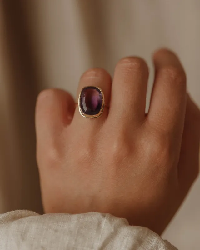 Saoirse 1977 9ct Gold Amethyst Ring sold by Rock n Rose