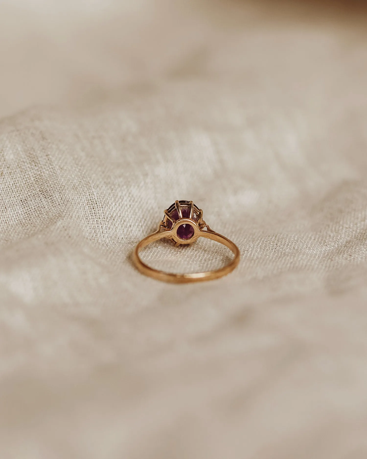 Olga 9ct Gold Amethyst Ring sold by Rock n Rose product image thumbnail 4