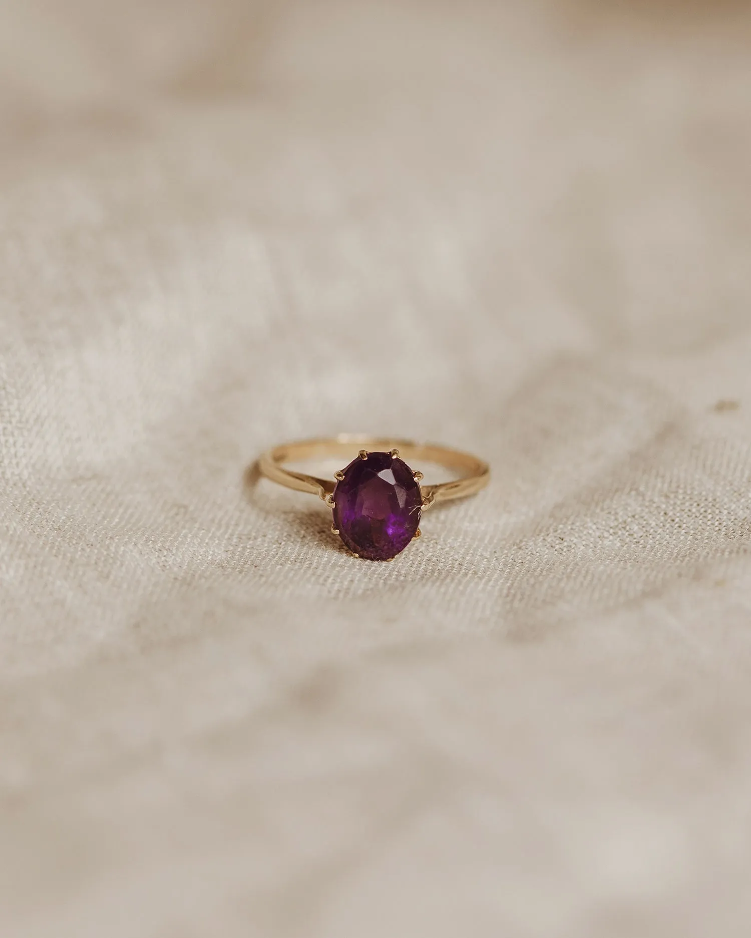 Olga 9ct Gold Amethyst Ring sold by Rock n Rose product image thumbnail 2