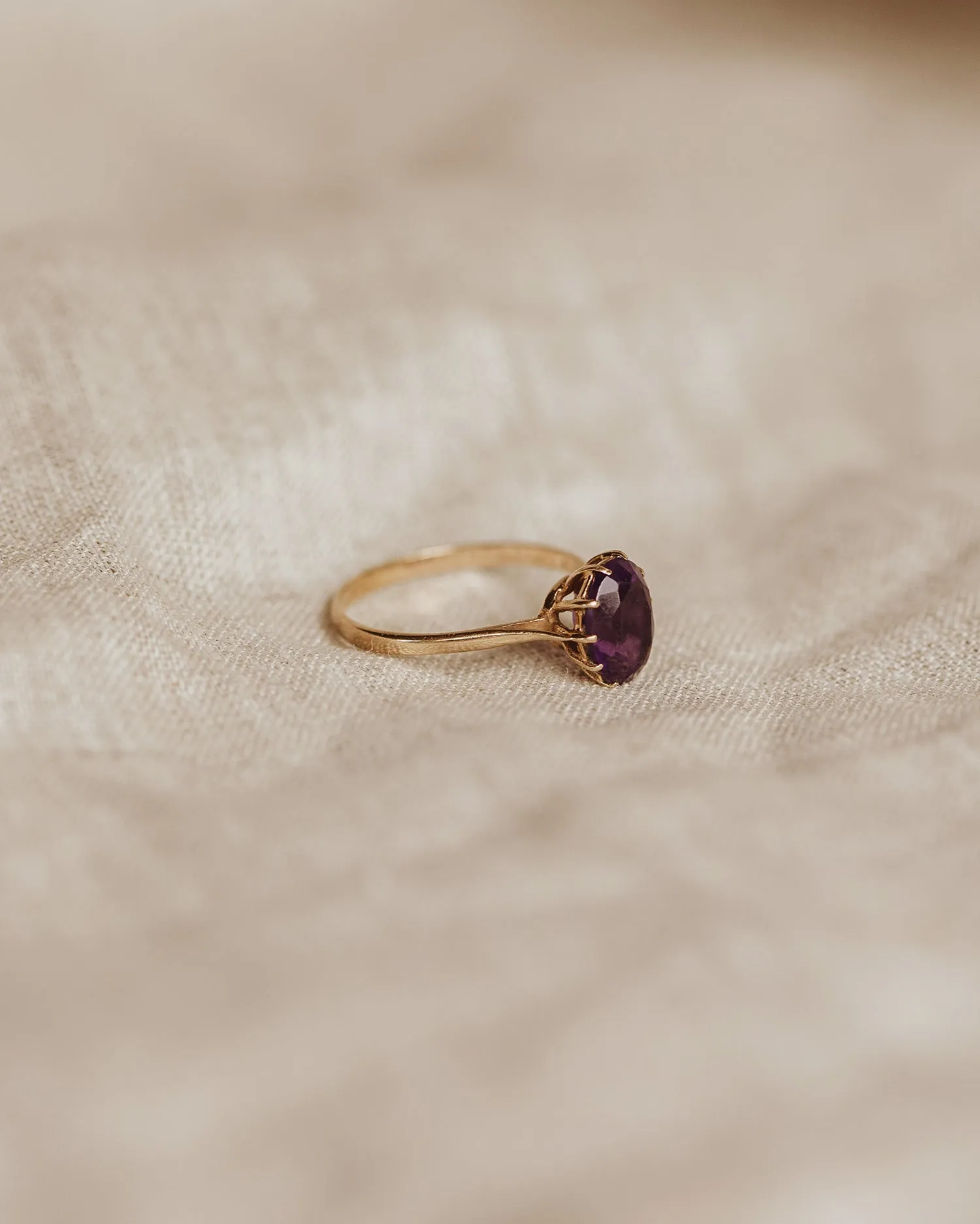 Olga 9ct Gold Amethyst Ring sold by Rock n Rose product image thumbnail 3