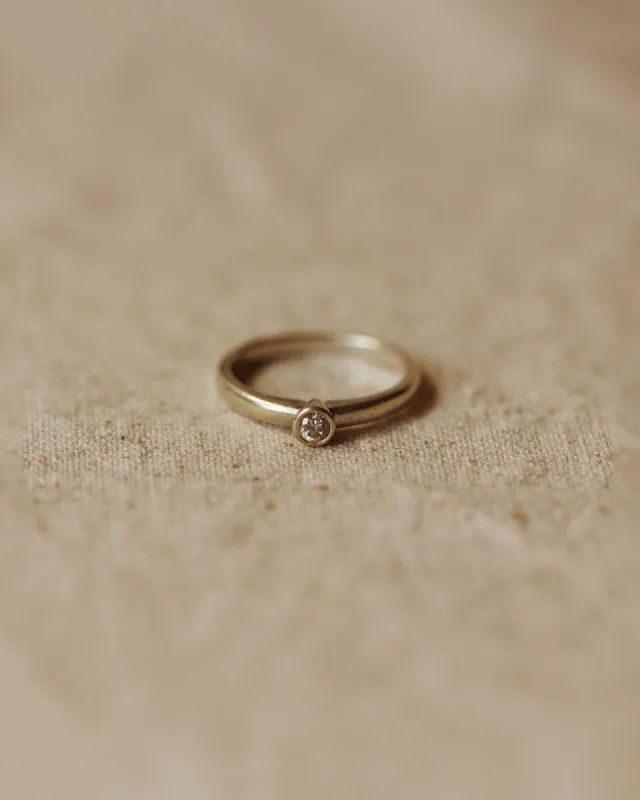 Eugenia 9ct White Gold Diamond Ring sold by Rock n Rose