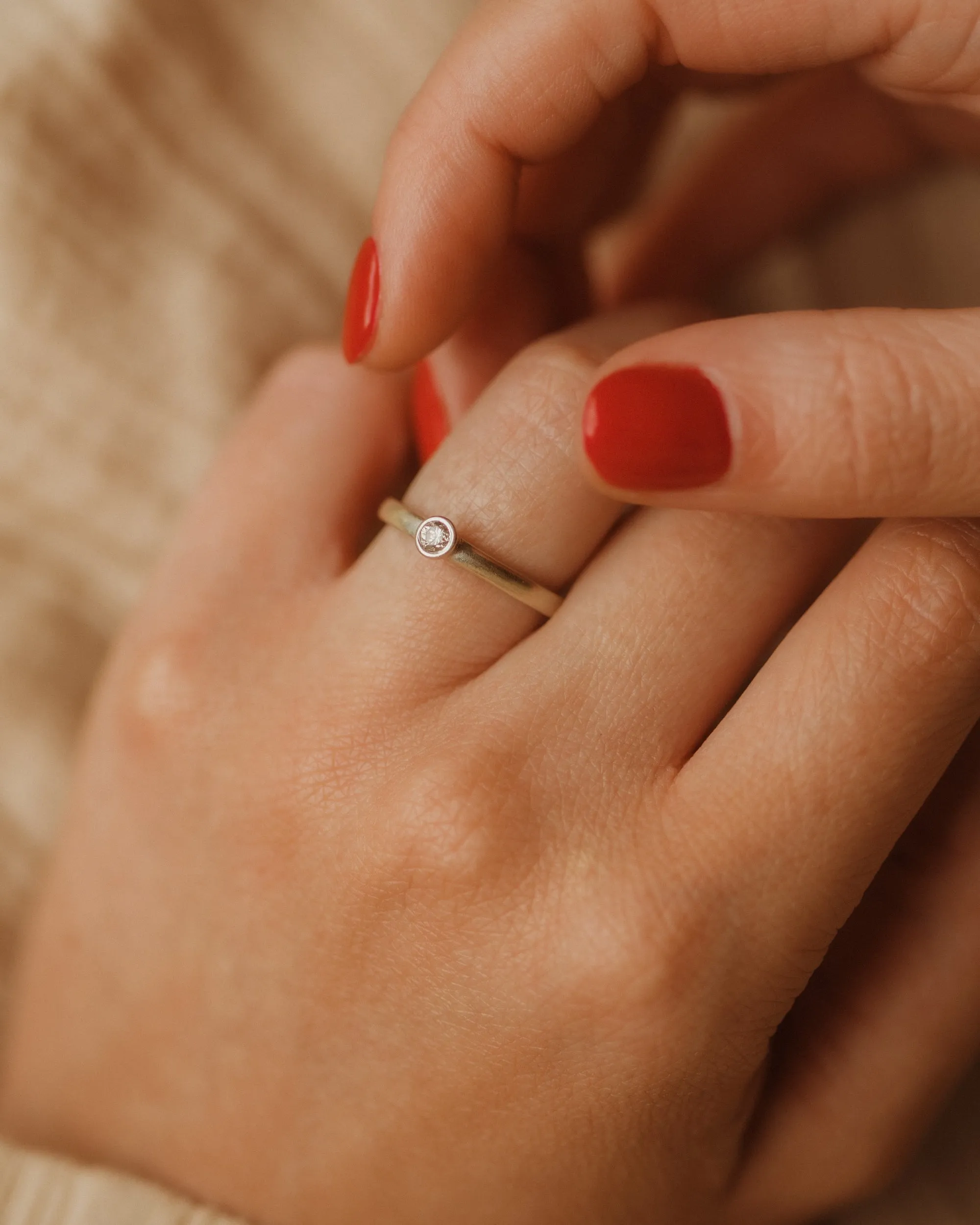 Eugenia 9ct White Gold Diamond Ring sold by Rock n Rose product image thumbnail 2