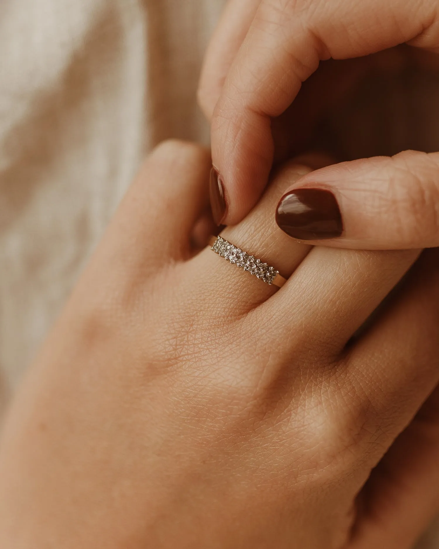 Seraphina 9ct Gold Diamond Ring sold by Rock n Rose