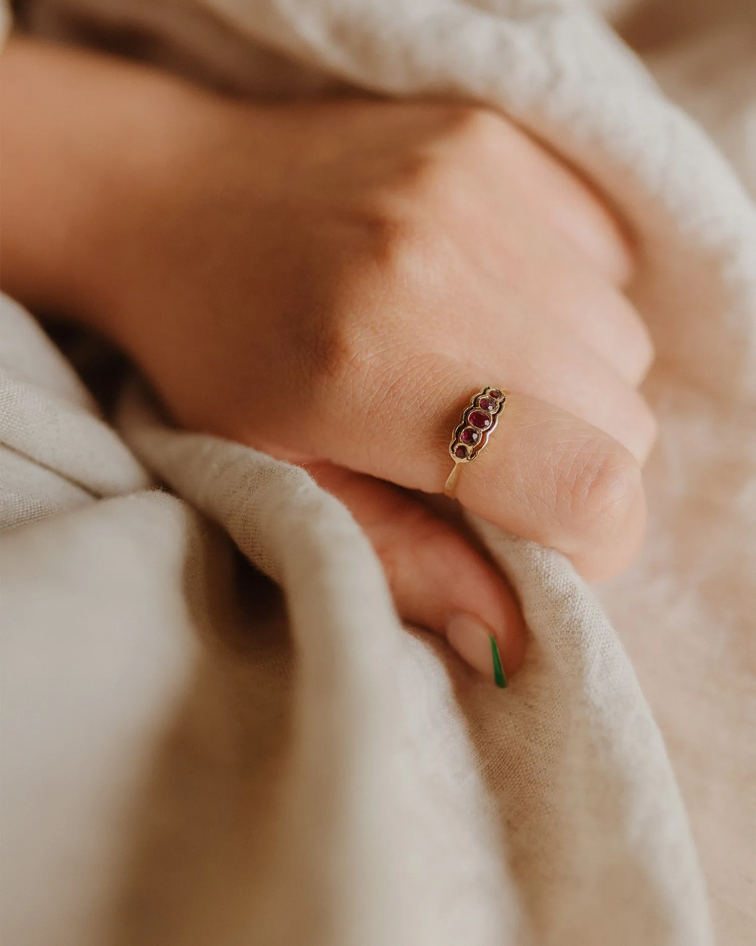 Thomasina 9ct Gold Ruby Ring sold by Rock n Rose