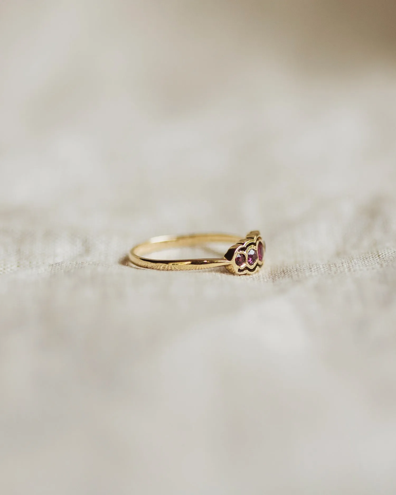 Thomasina 9ct Gold Ruby Ring sold by Rock n Rose product image thumbnail 3