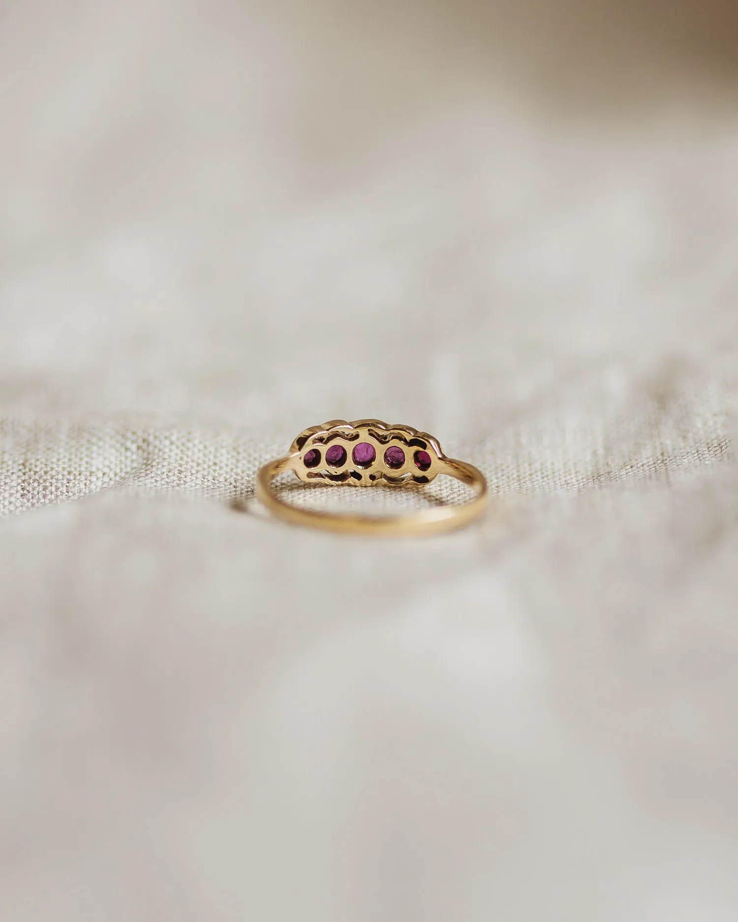 Thomasina 9ct Gold Ruby Ring sold by Rock n Rose product image thumbnail 4