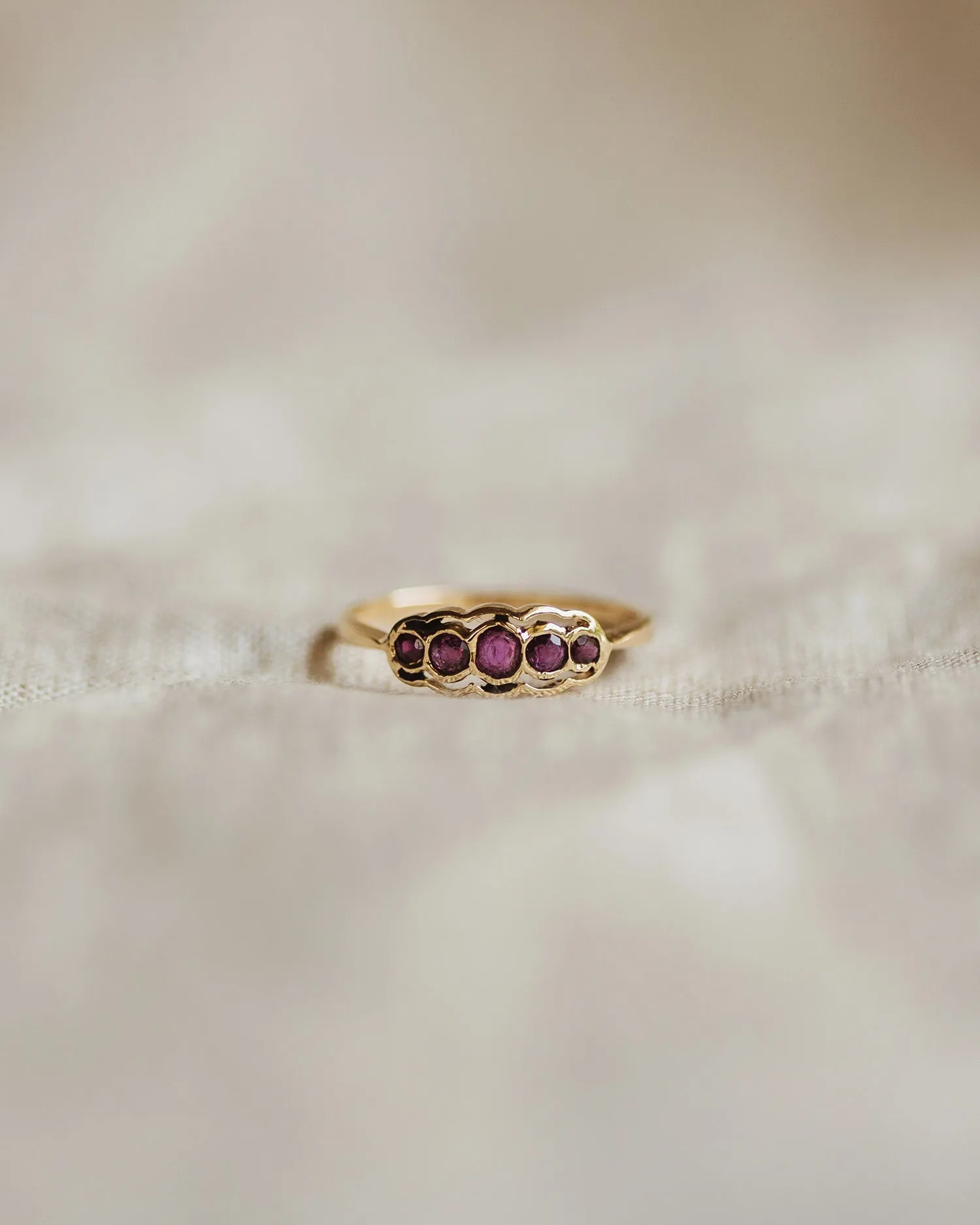 Thomasina 9ct Gold Ruby Ring sold by Rock n Rose product image thumbnail 2