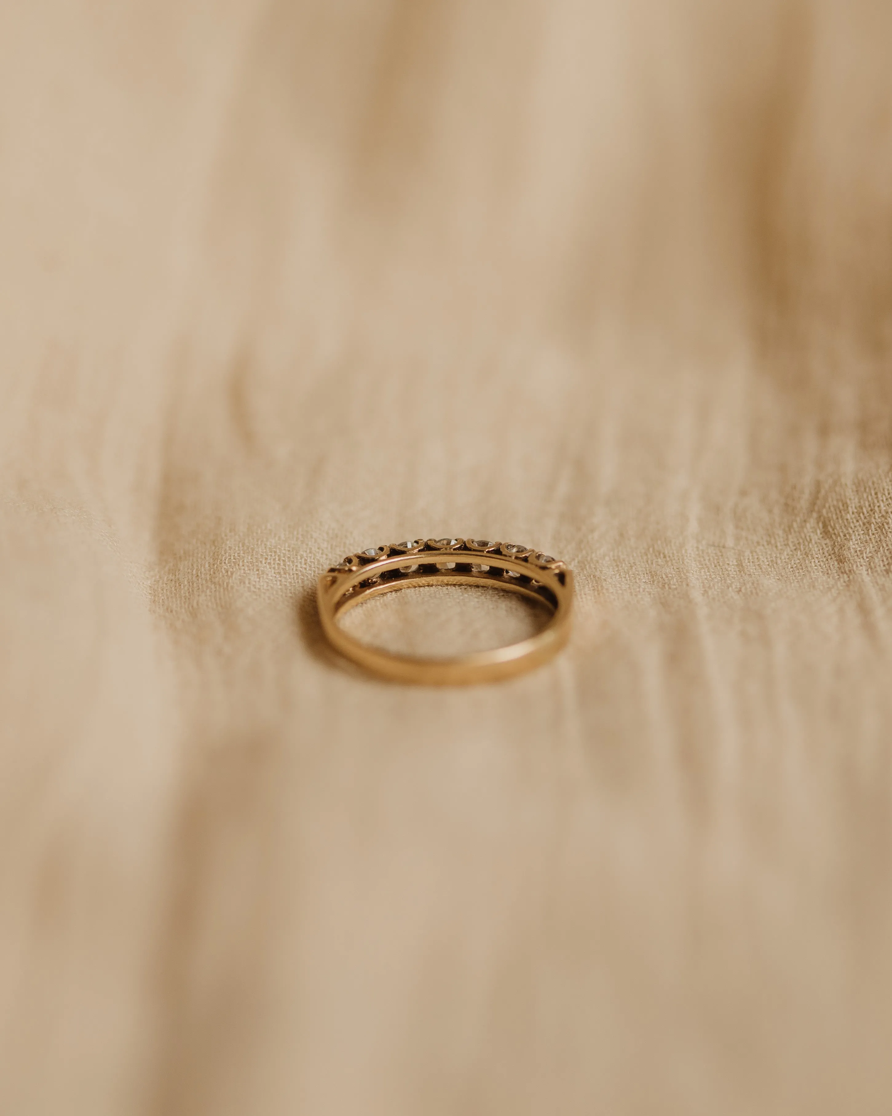 Josephine 1986 9ct Gold CZ Ring sold by Rock n Rose product image thumbnail 4