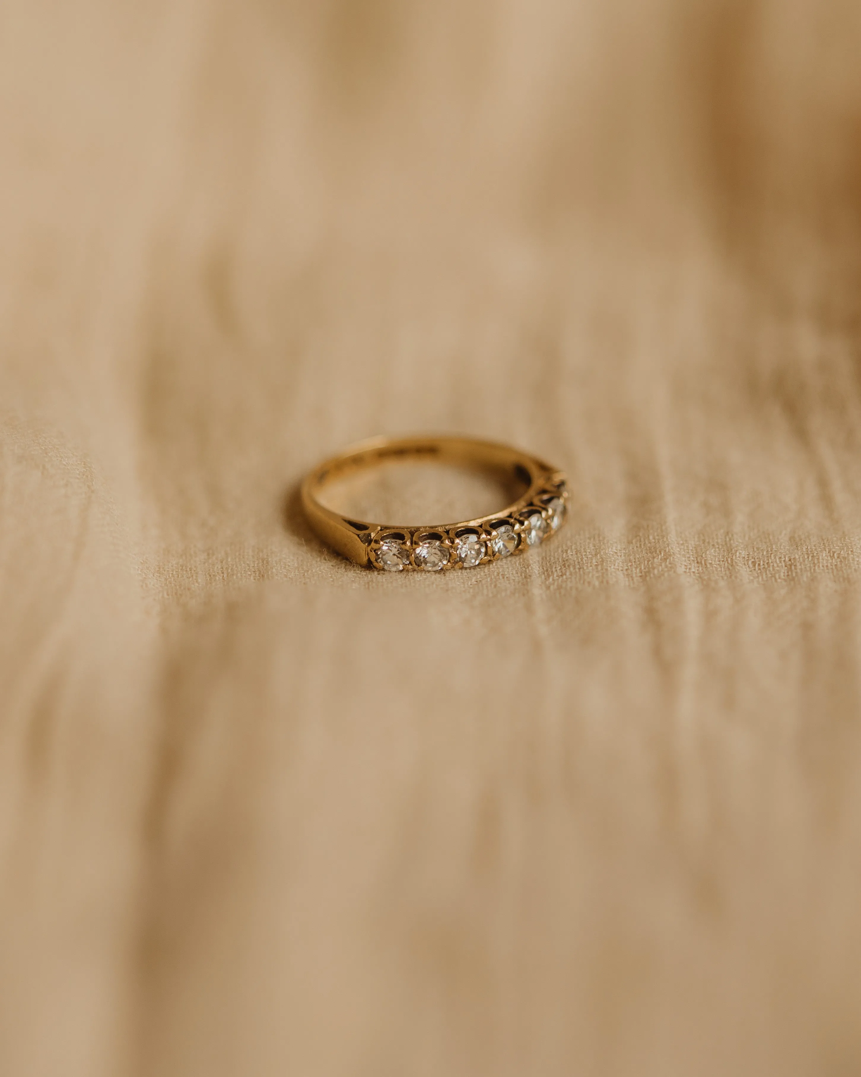 Josephine 1986 9ct Gold CZ Ring sold by Rock n Rose product image thumbnail 3