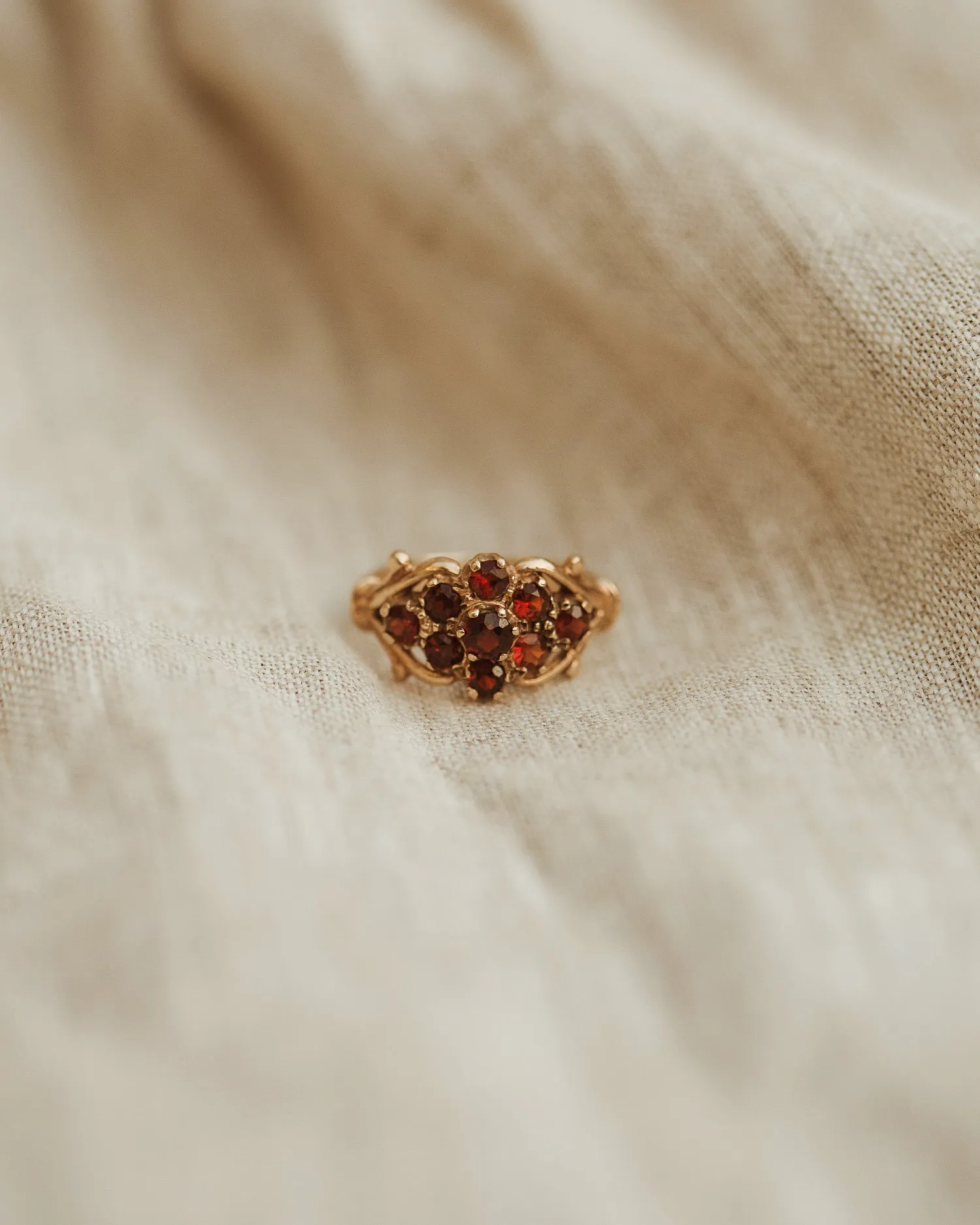 Nancy 9ct Gold Garnet Ring sold by Rock n Rose product image thumbnail 2