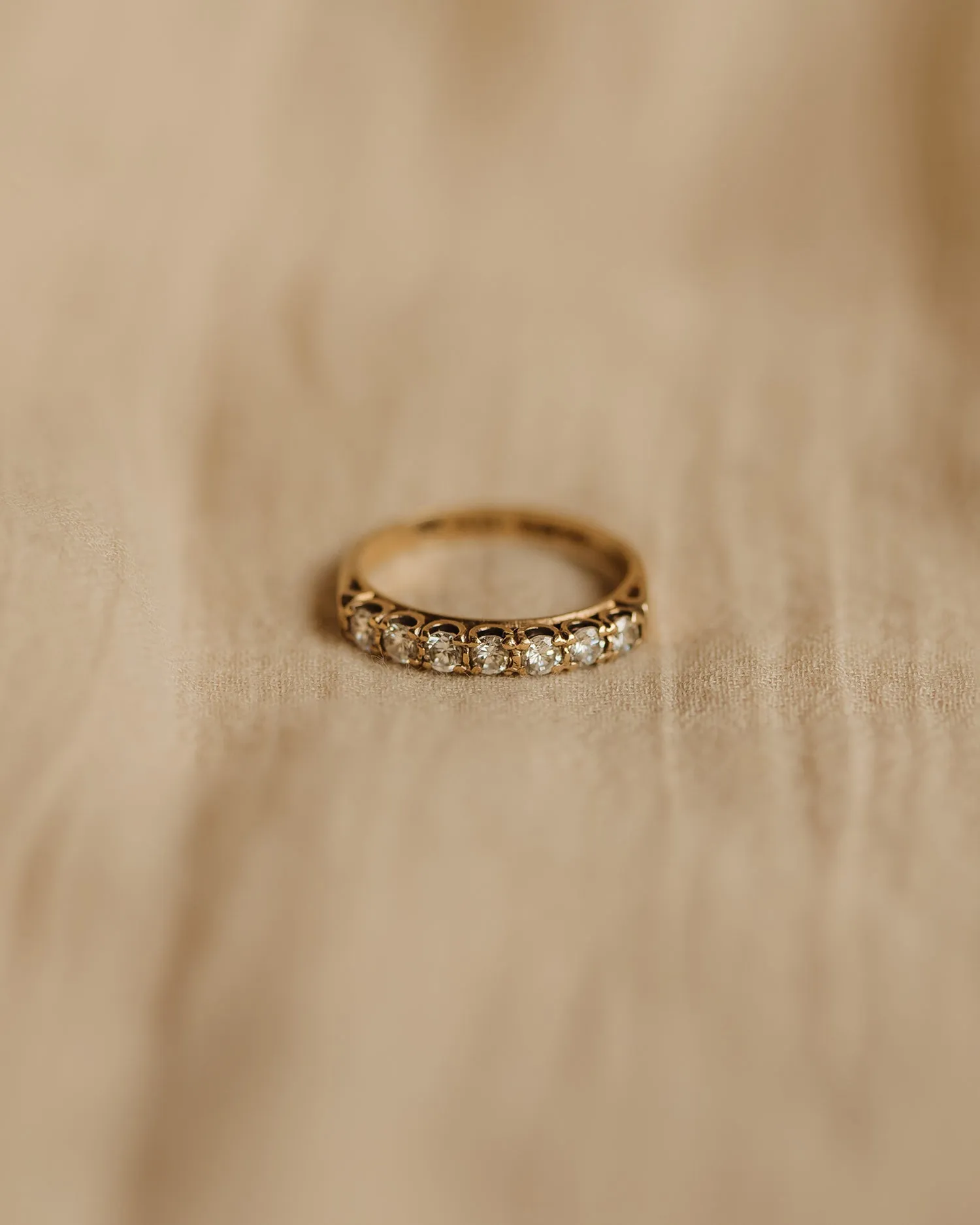 Josephine 1986 9ct Gold CZ Ring sold by Rock n Rose