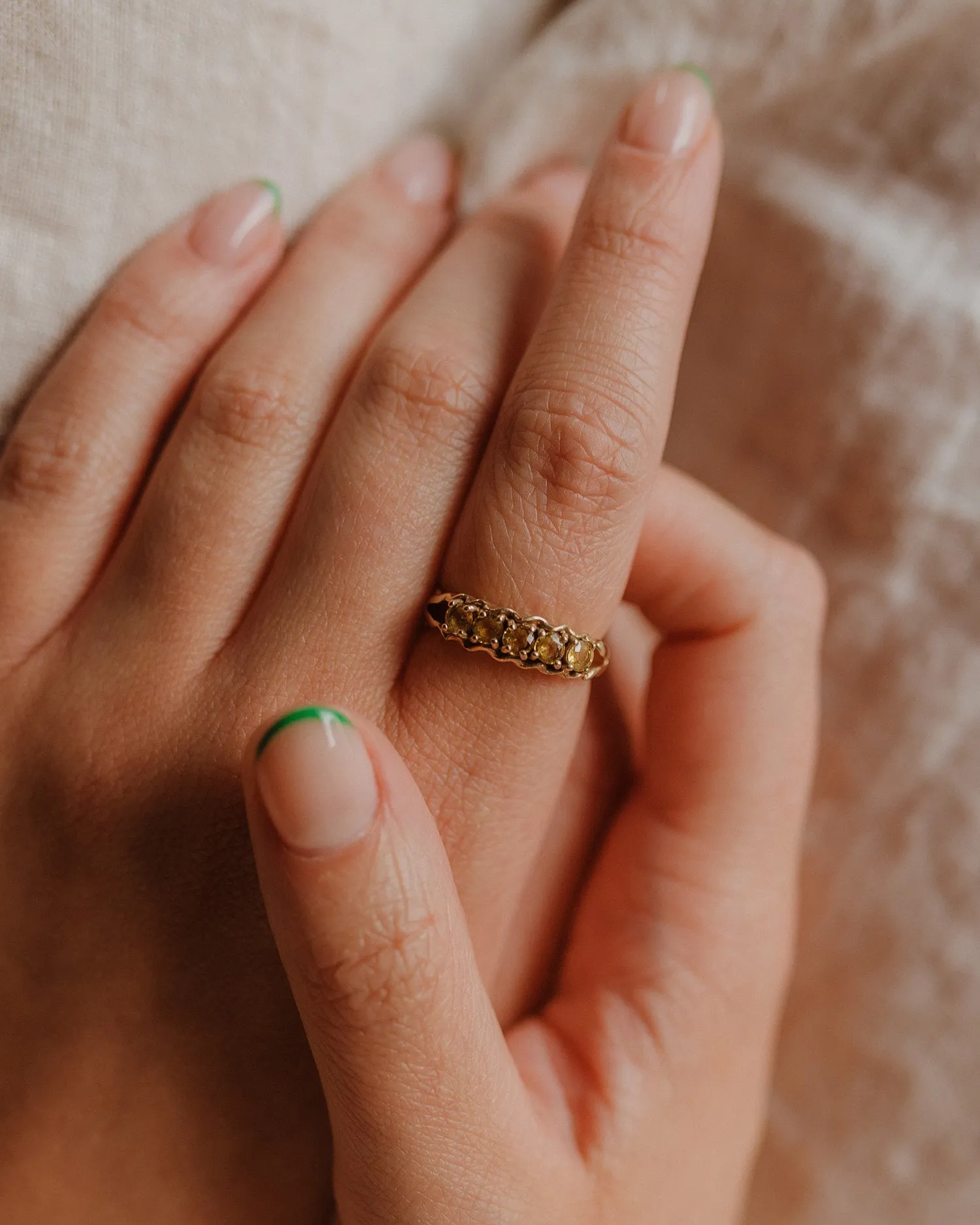 Althea 9ct Gold Citrine Ring sold by Rock n Rose product image thumbnail 2