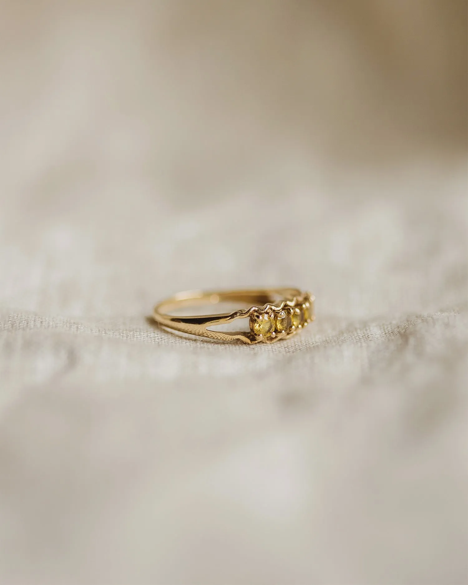 Althea 9ct Gold Citrine Ring sold by Rock n Rose product image thumbnail 3