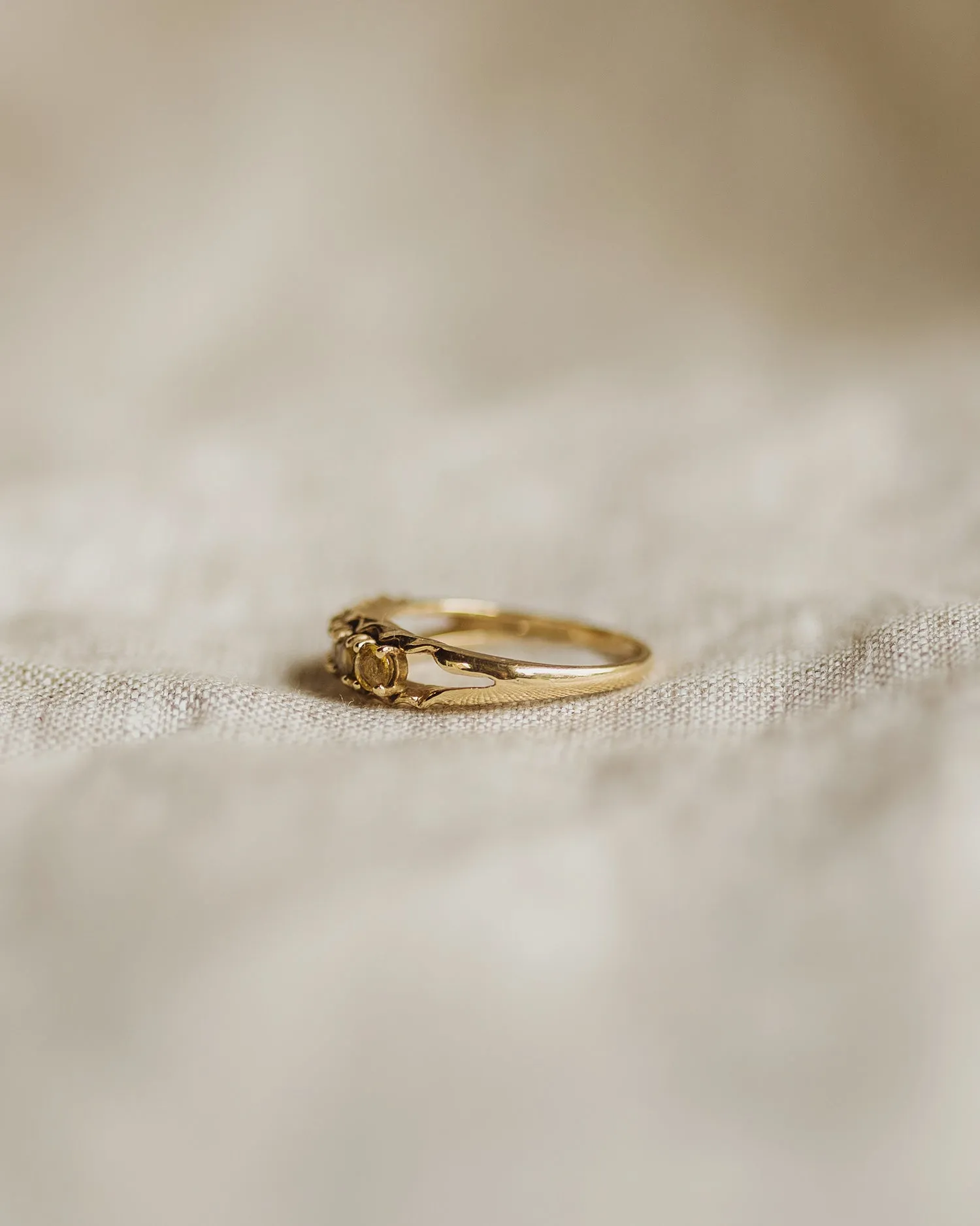 Althea 9ct Gold Citrine Ring sold by Rock n Rose product image thumbnail 5