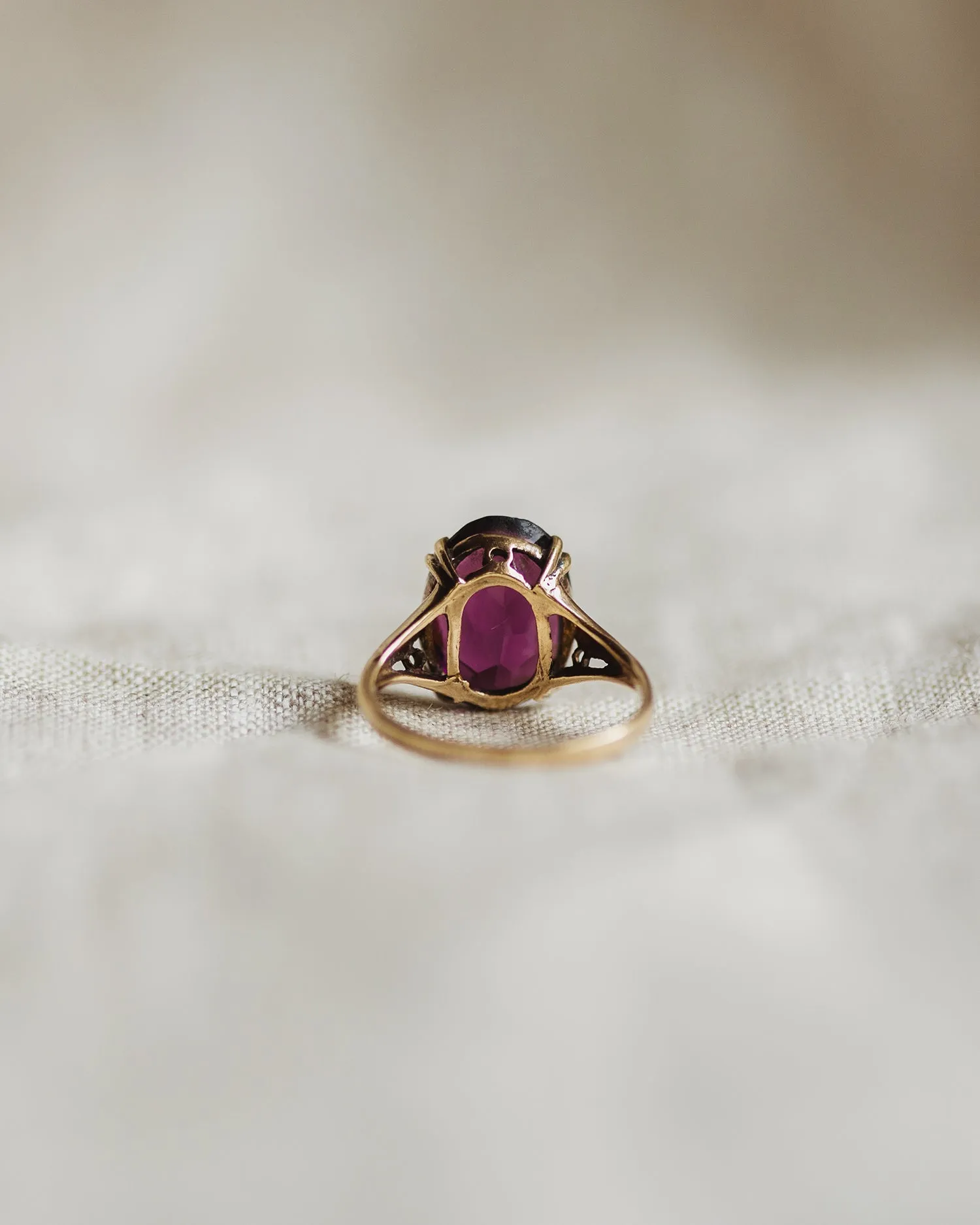 Ethel 9ct Gold Solitaire Ring sold by Rock n Rose product image thumbnail 4