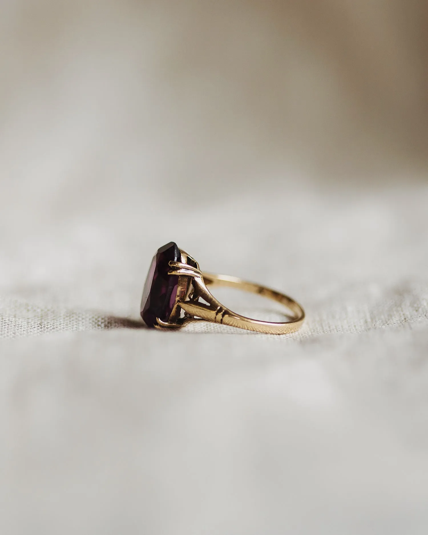 Ethel 9ct Gold Solitaire Ring sold by Rock n Rose product image thumbnail 5