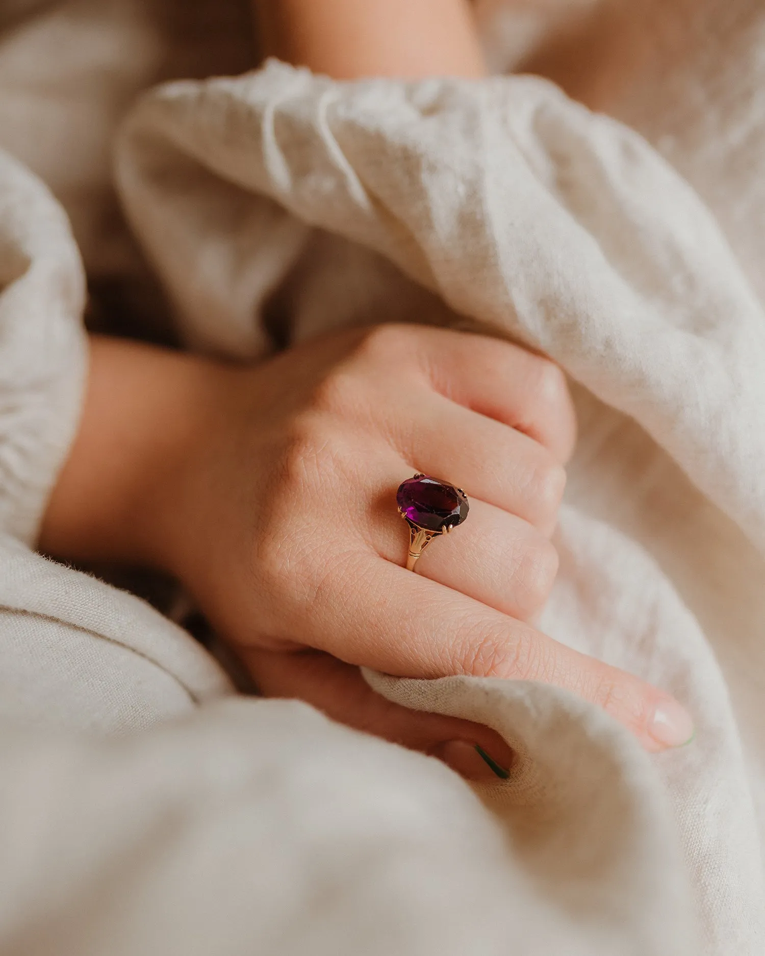 Ethel 9ct Gold Solitaire Ring sold by Rock n Rose product image thumbnail 2