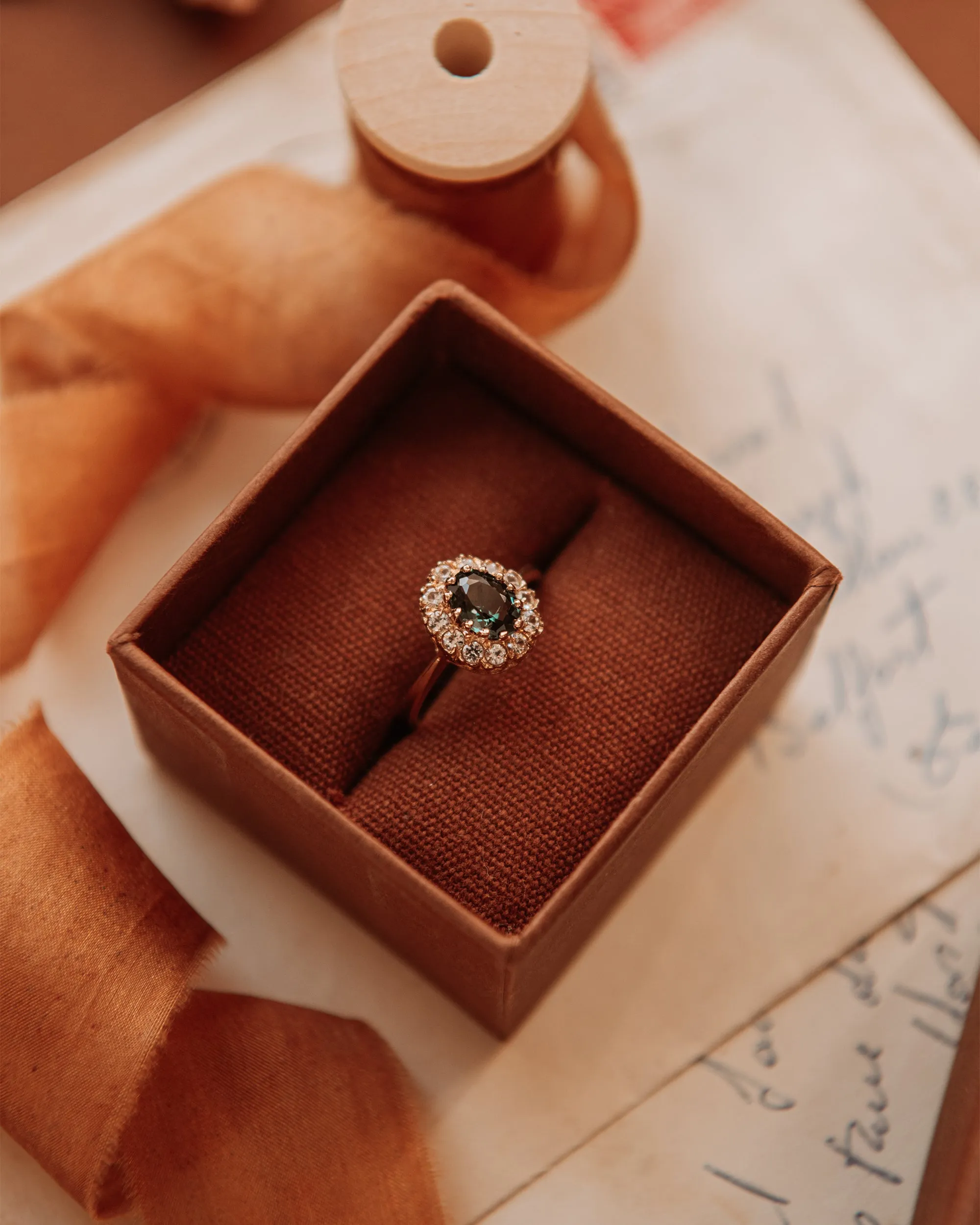 Lucille 9ct Gold Cluster Ring sold by Rock n Rose product image thumbnail 2