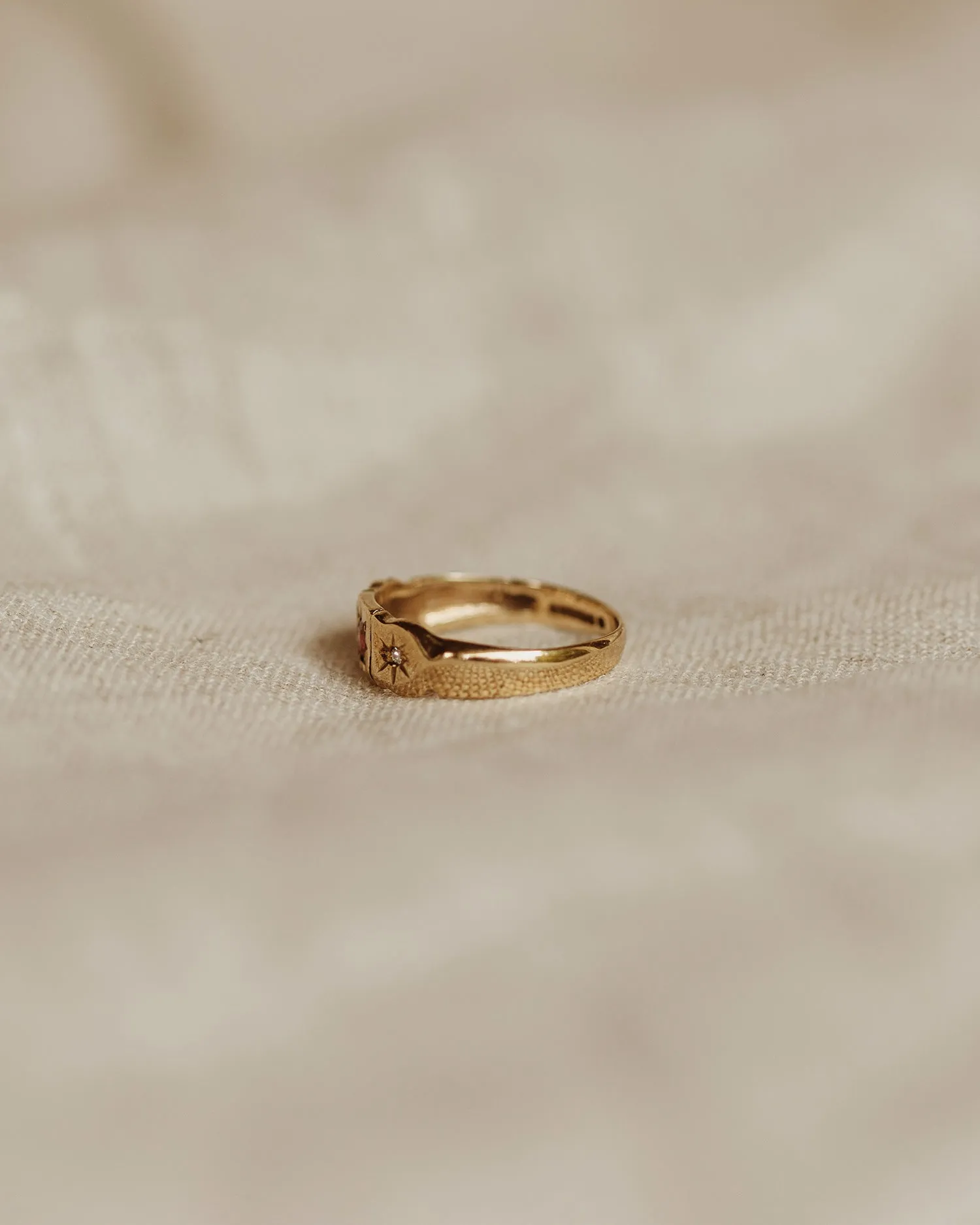 Florence 9ct Gold Ruby & Diamond Ring sold by Rock n Rose product image thumbnail 5