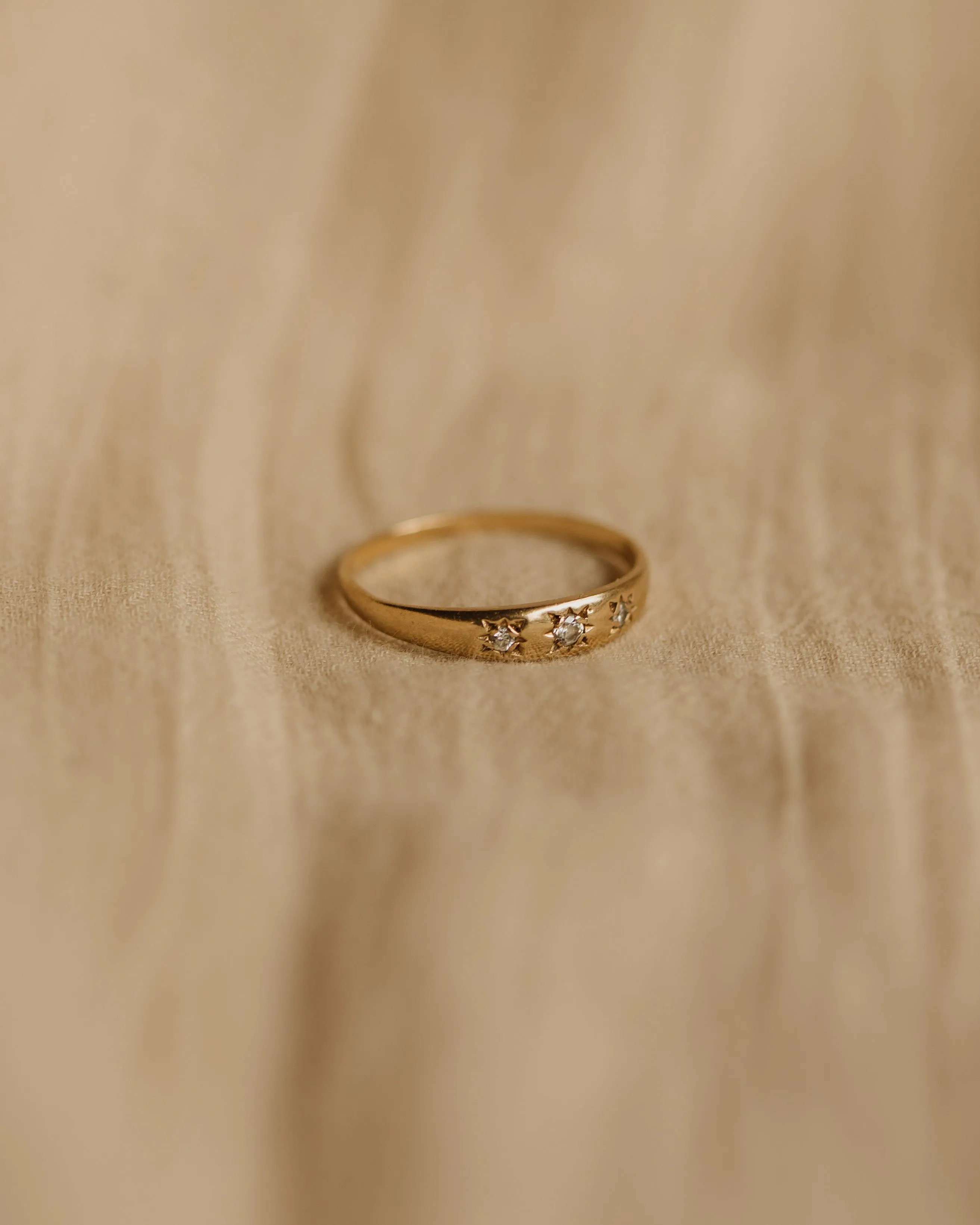 Wallis 9ct Gold Vintage CZ Ring sold by Rock n Rose product image thumbnail 3