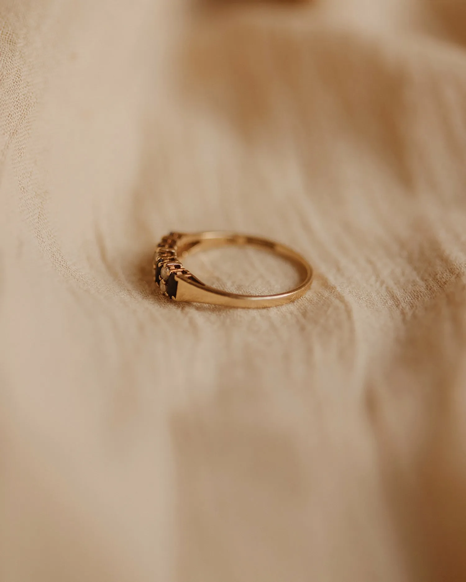 Rena 9ct Gold Vintage Sapphire Ring sold by Rock n Rose product image thumbnail 3