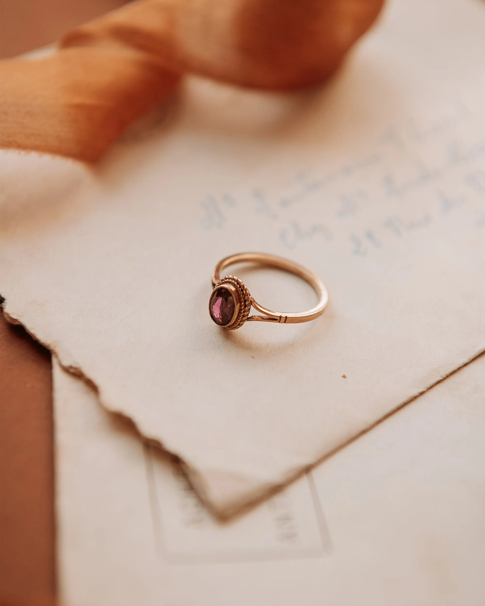 Natalie 9ct Gold Ruby Ring sold by Rock n Rose product image thumbnail 2