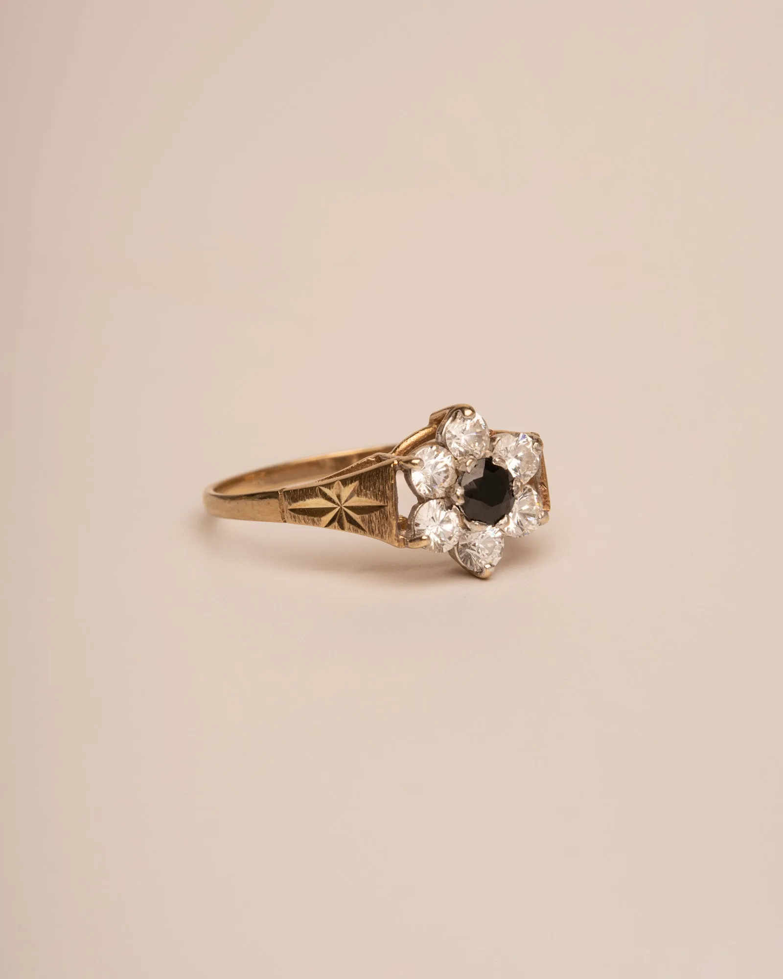 Harriet 9ct Gold Sapphire Cluster Ring sold by Rock n Rose product image thumbnail 3