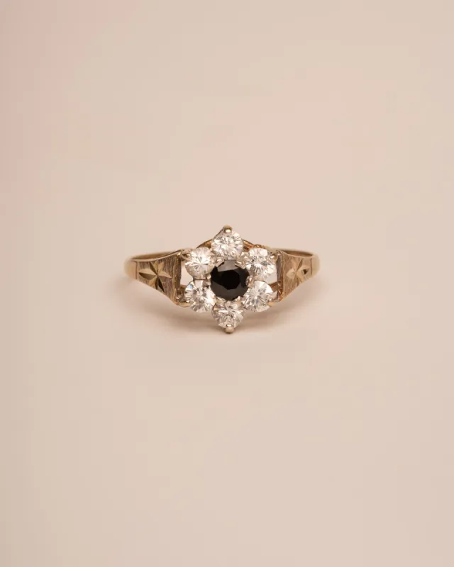 Harriet 9ct Gold Sapphire Cluster Ring sold by Rock n Rose