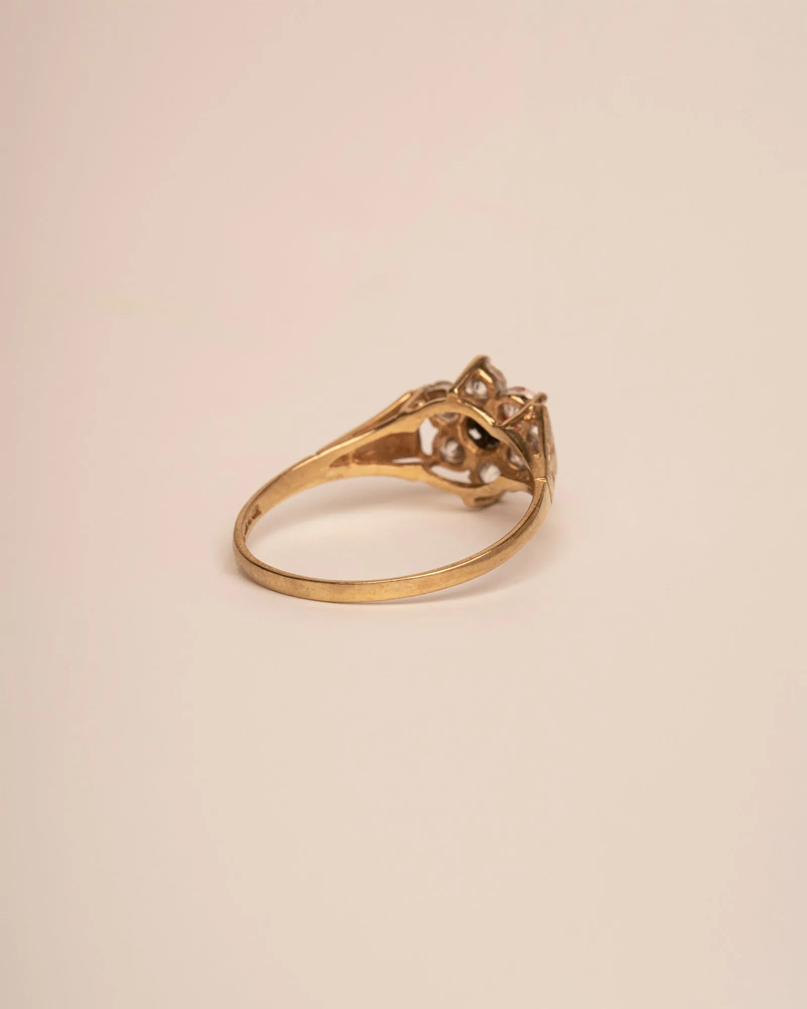 Harriet 9ct Gold Sapphire Cluster Ring sold by Rock n Rose product image thumbnail 4
