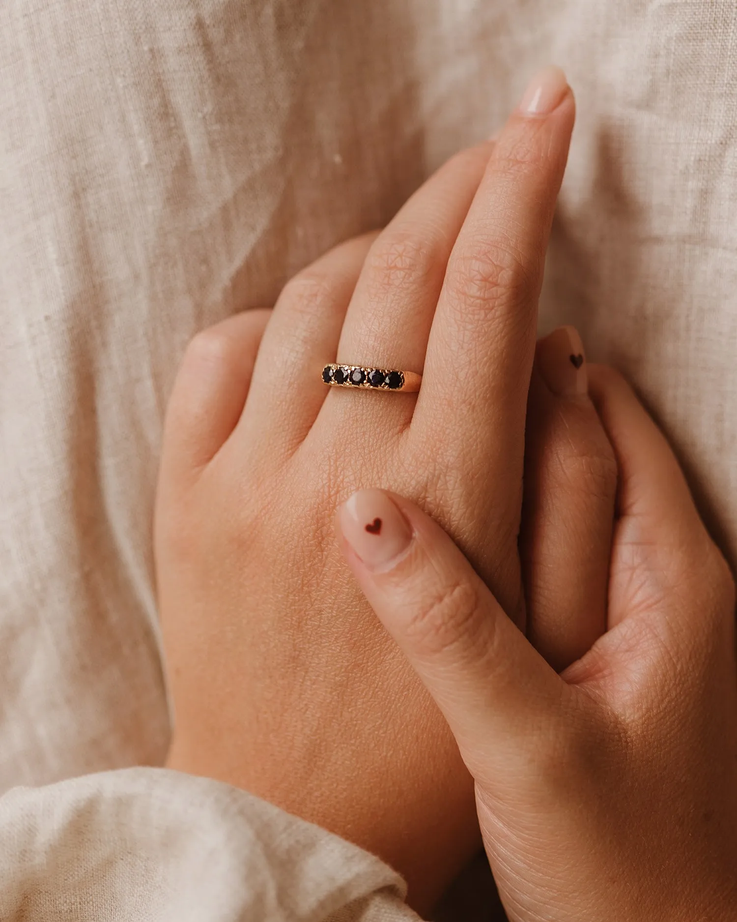 Clara 9ct Gold Sapphire Ring sold by Rock n Rose product image thumbnail 2