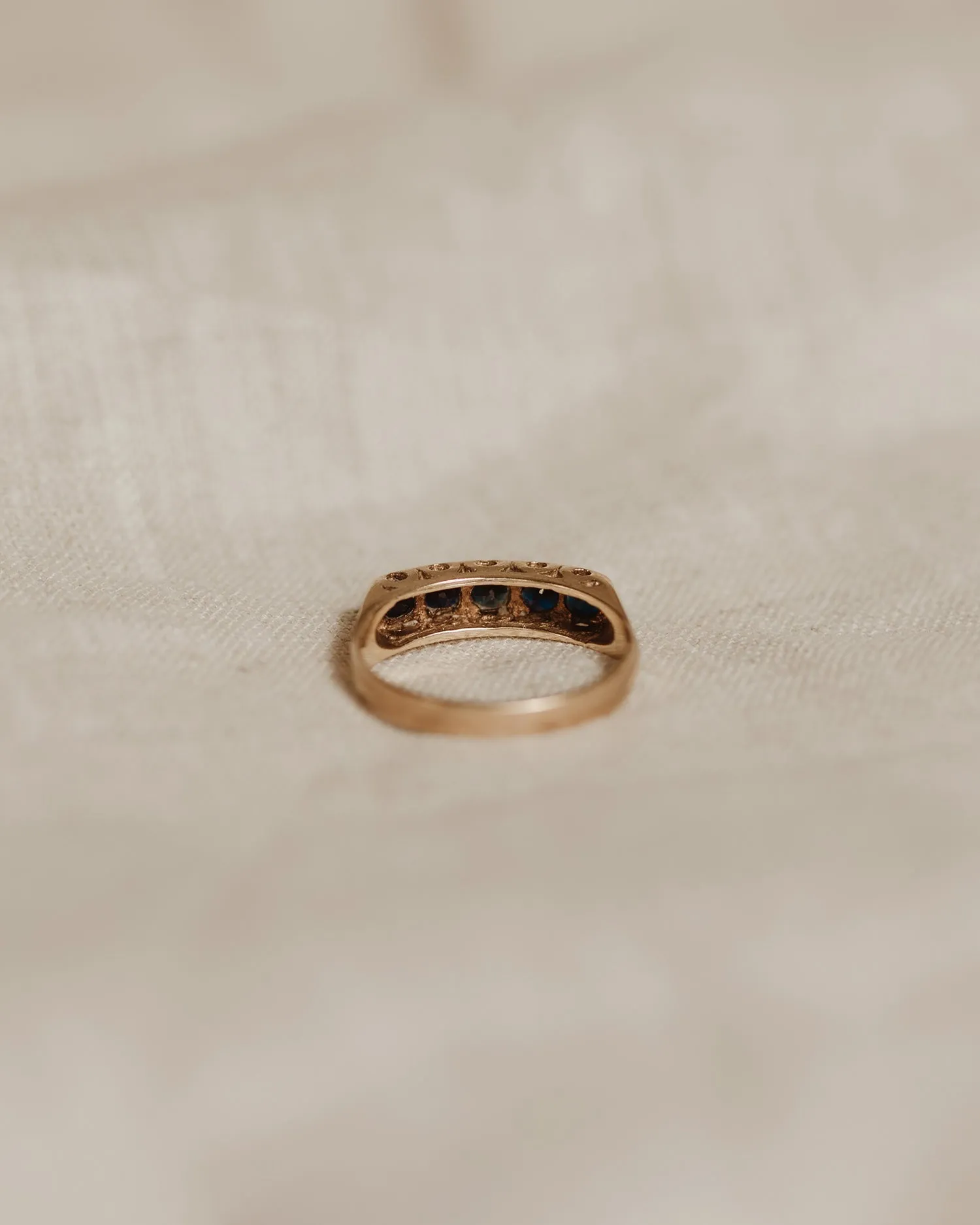 Clara 9ct Gold Sapphire Ring sold by Rock n Rose product image thumbnail 4