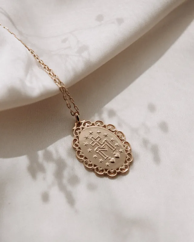Truly Miraculous Medal Necklace sold by Rock n Rose