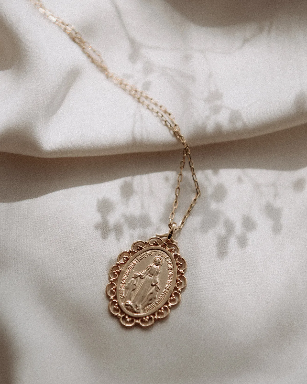 Truly Miraculous Medal Necklace sold by Rock n Rose product image thumbnail 3