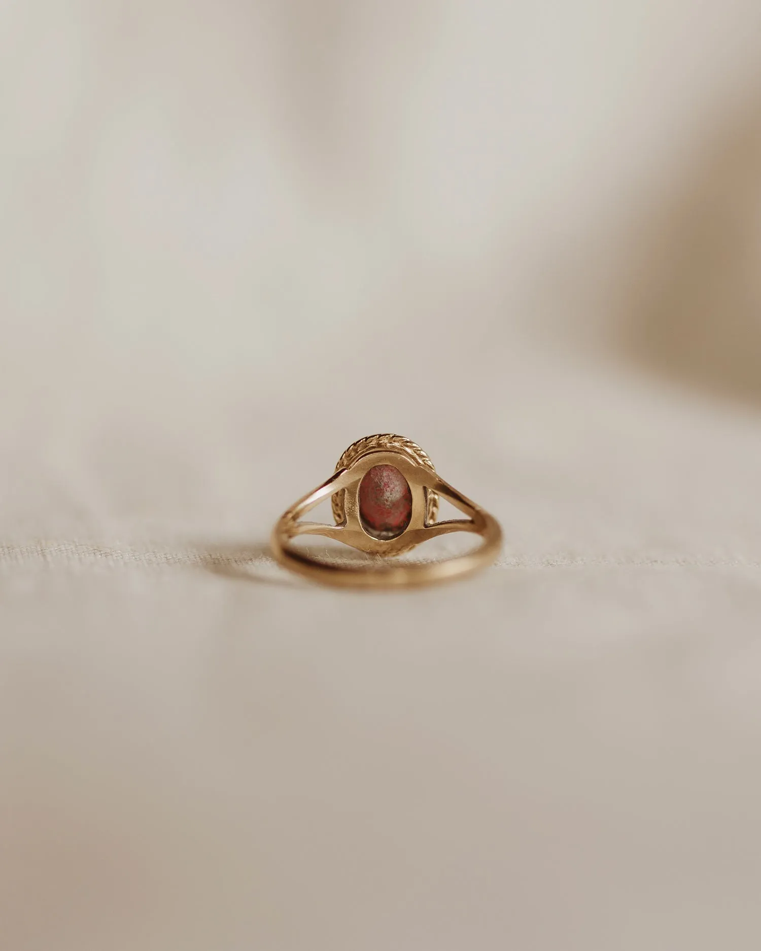 Evelyn 9ct Gold Garnet Ring sold by Rock n Rose product image thumbnail 4