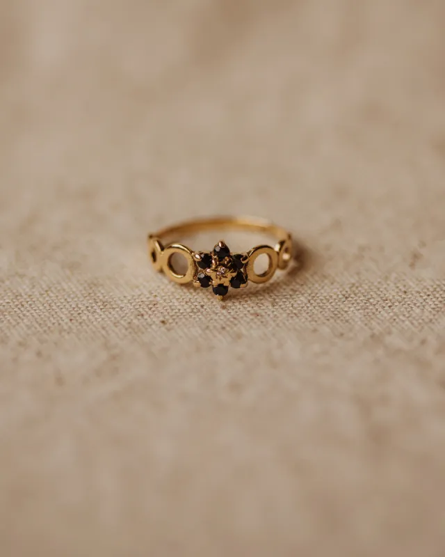 Janis 1978 9ct Gold Sapphire & Diamond Ring sold by Rock n Rose